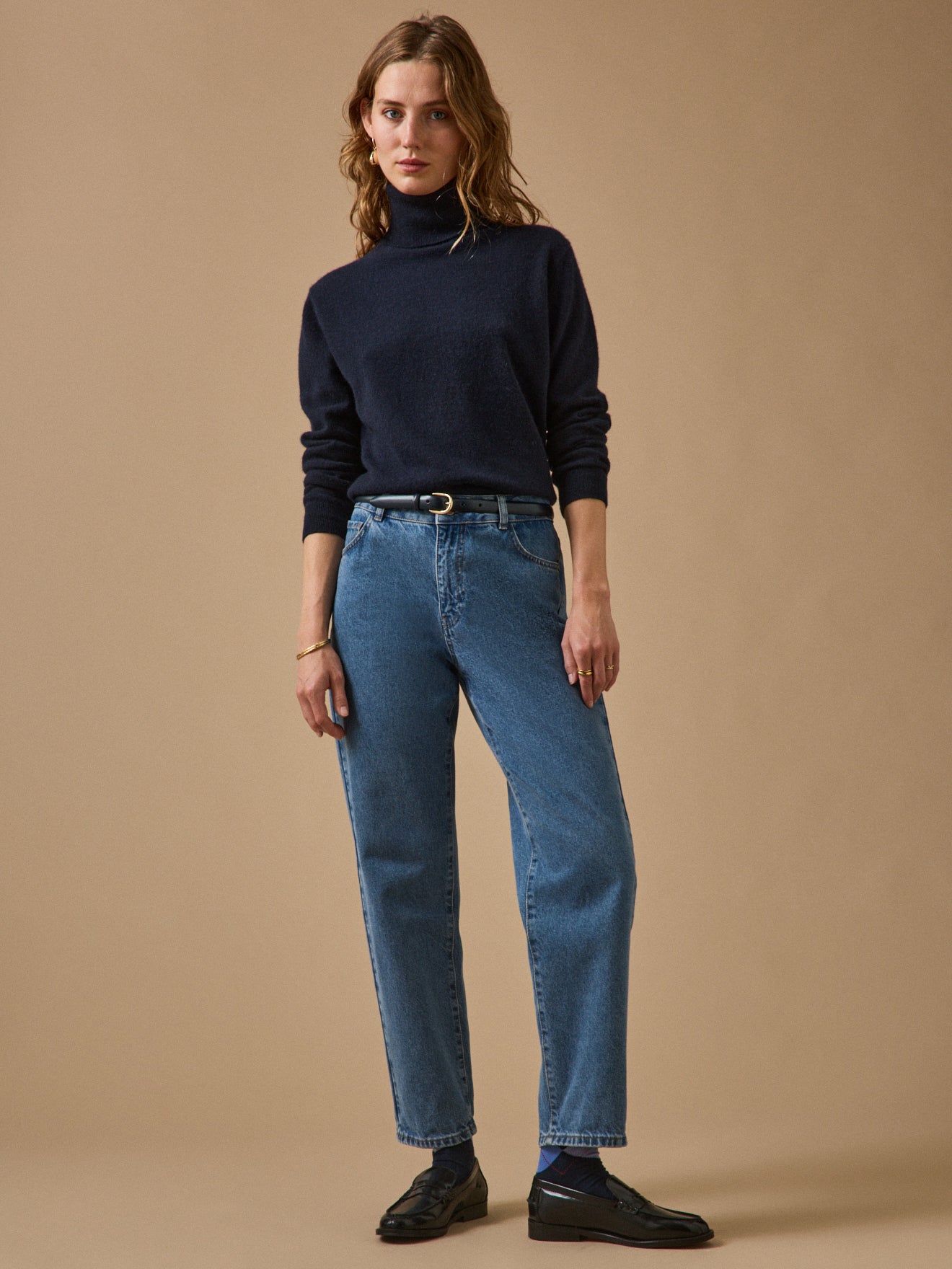 Damen Mom Jeans Claire - Bio-Baumwolle, nachhaltig gewaschen