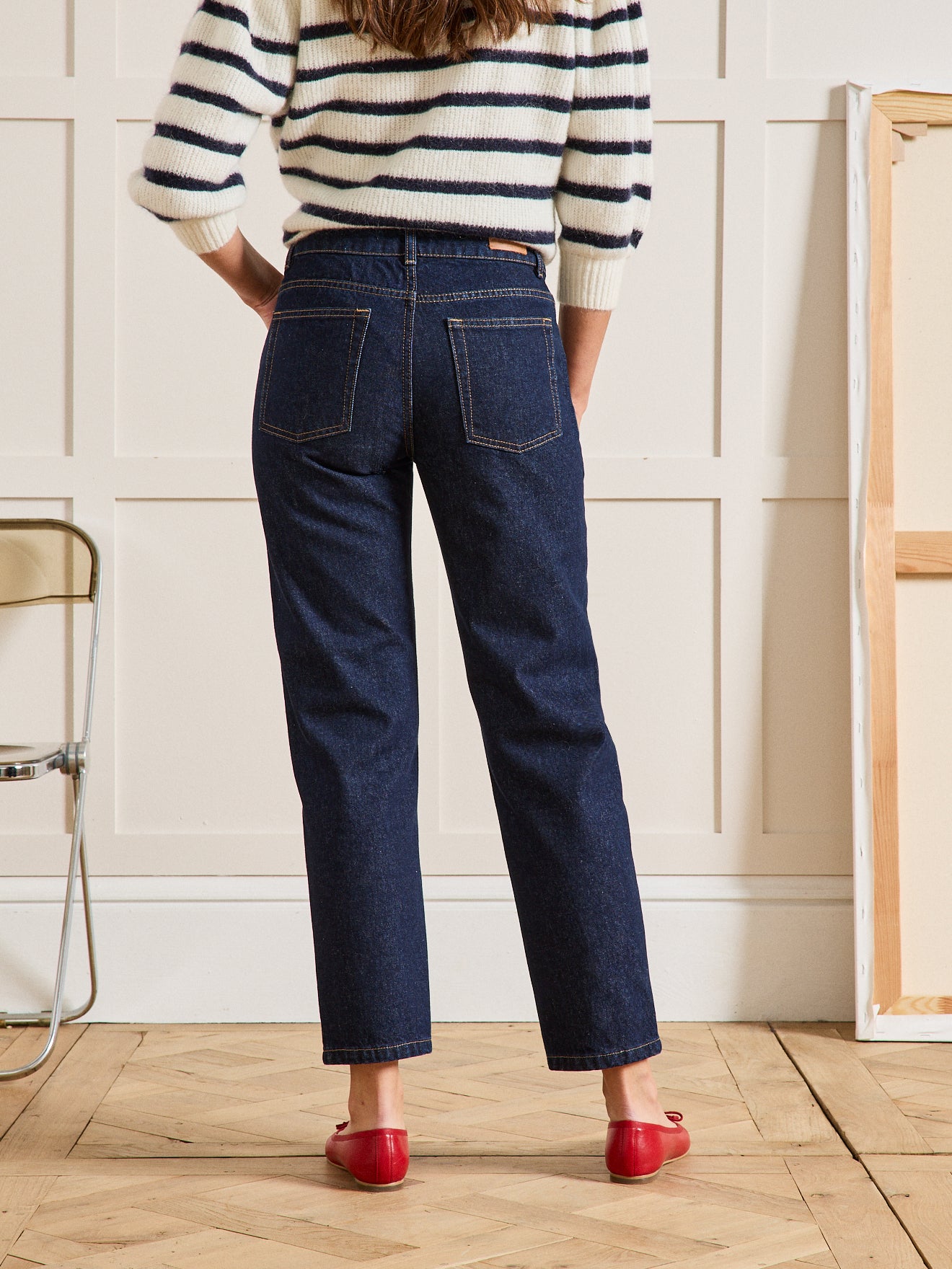 Damen Mom Jeans Claire - Bio-Baumwolle, nachhaltig gewaschen