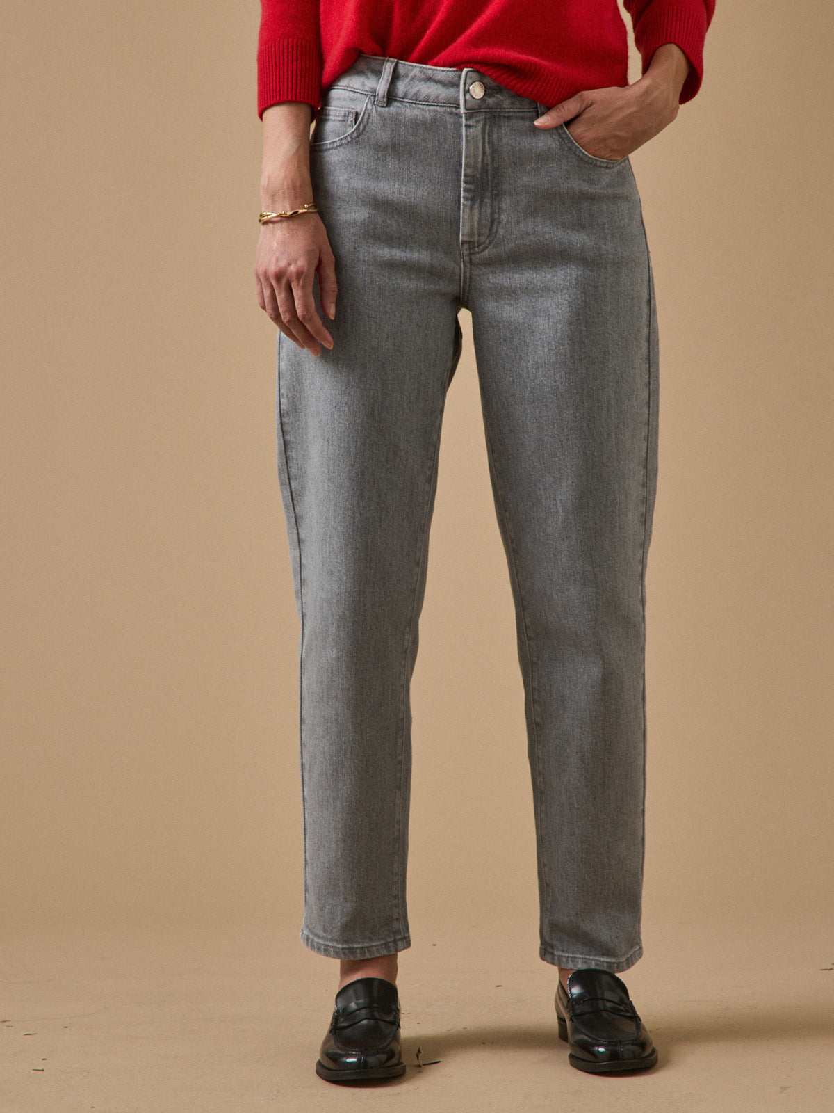 Damen Mom-Jeans Claire aus Bio-Baumwolle