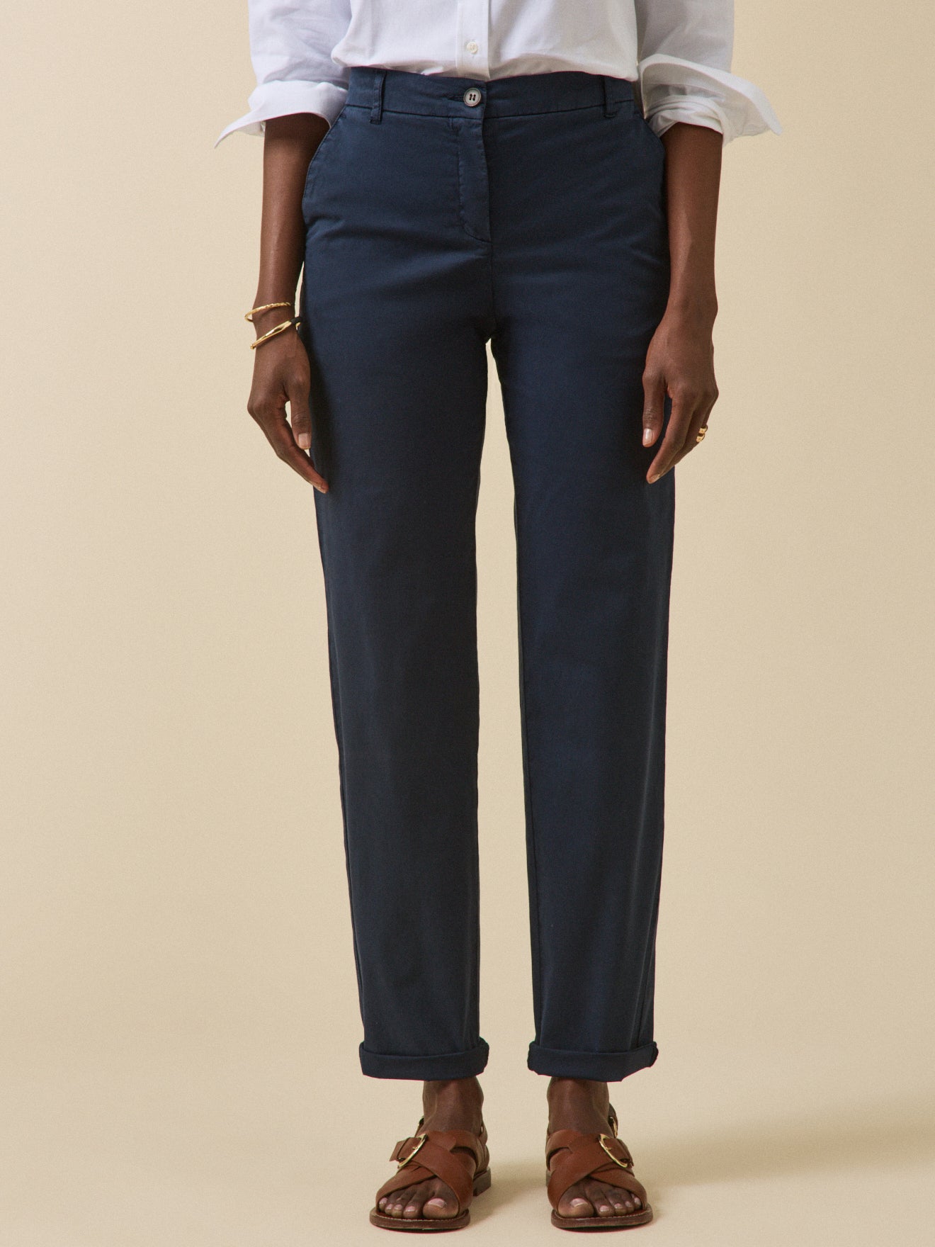 Damen-Chinohose Noemie aus Bio-Baumwolle