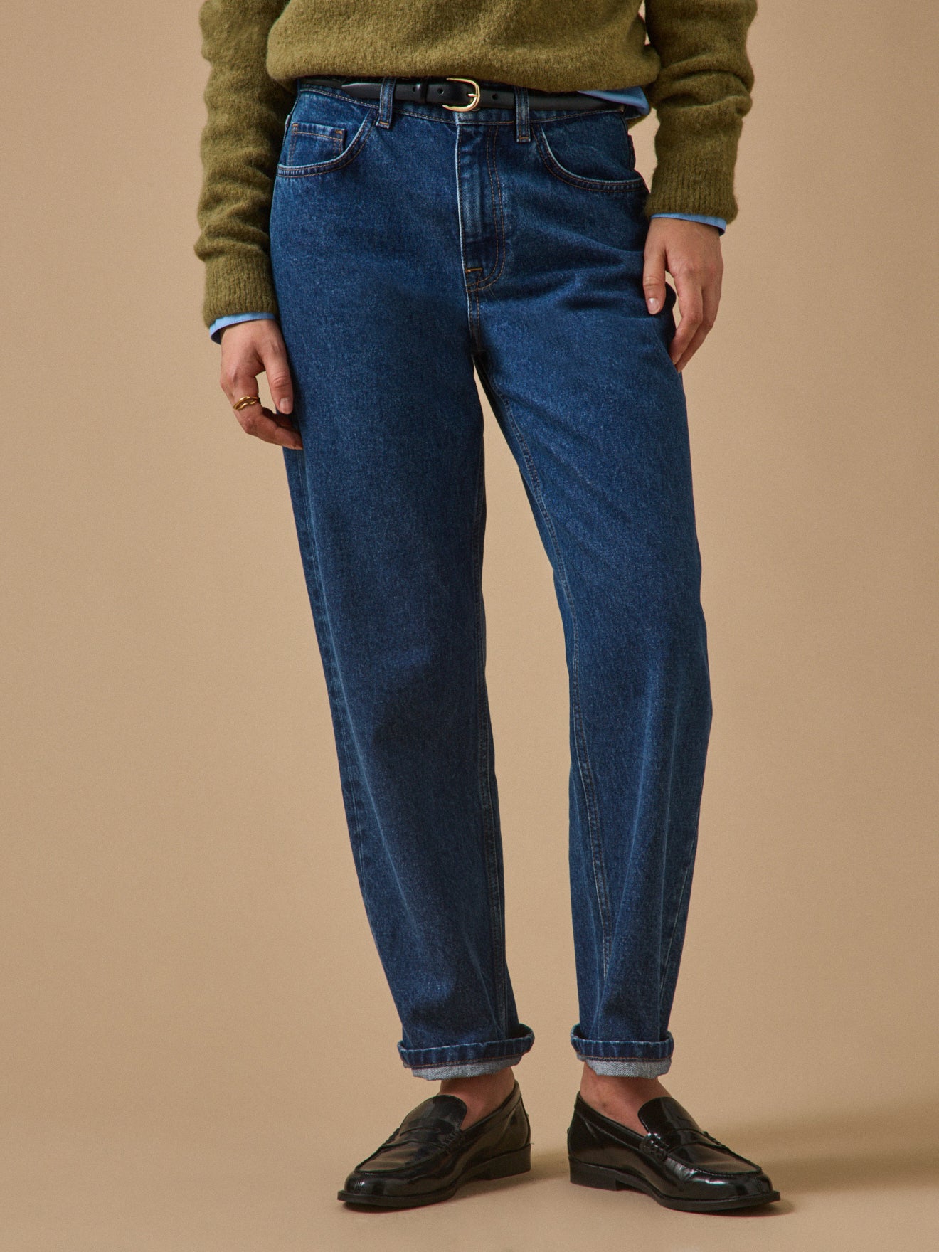 Gerade Damenjeans Laure aus Bio-Baumwolle