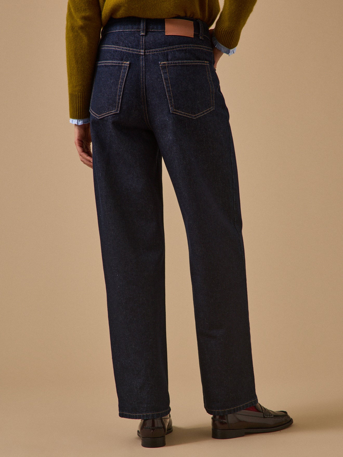 Damen-Jeans mit weitem Bein Émilia aus Bio-Baumwolle
