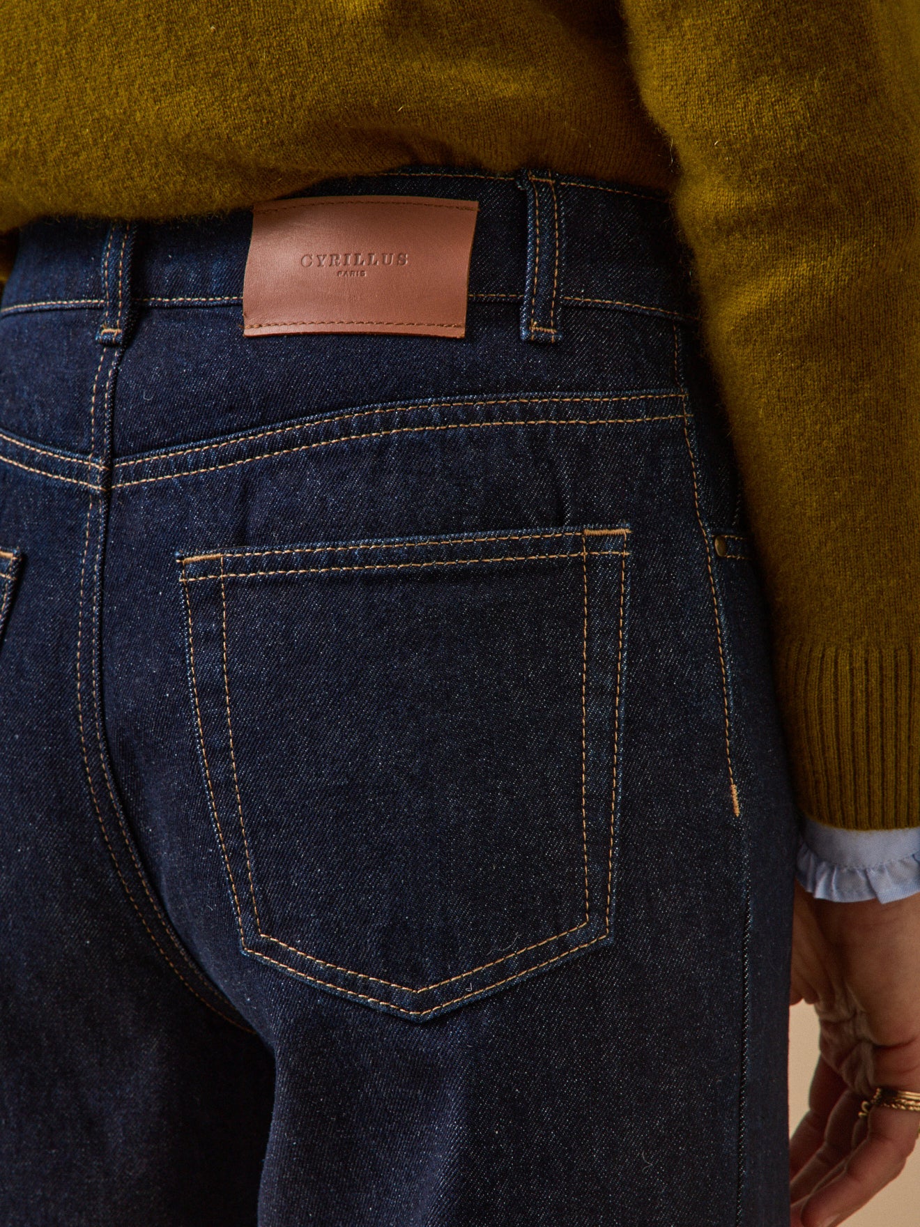 Damen-Jeans mit weitem Bein Émilia aus Bio-Baumwolle