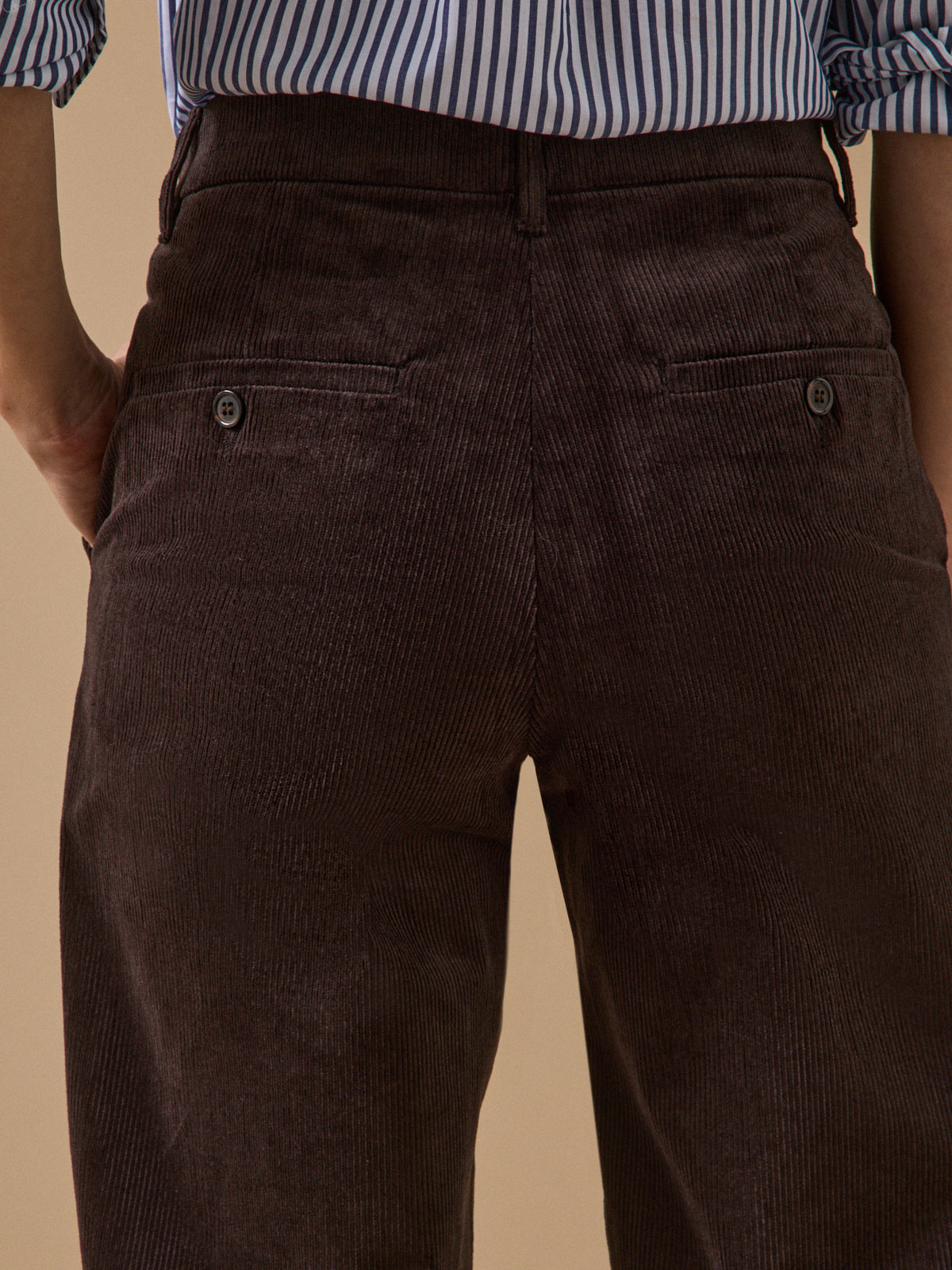 Damen-Chinohose Marina aus Velours