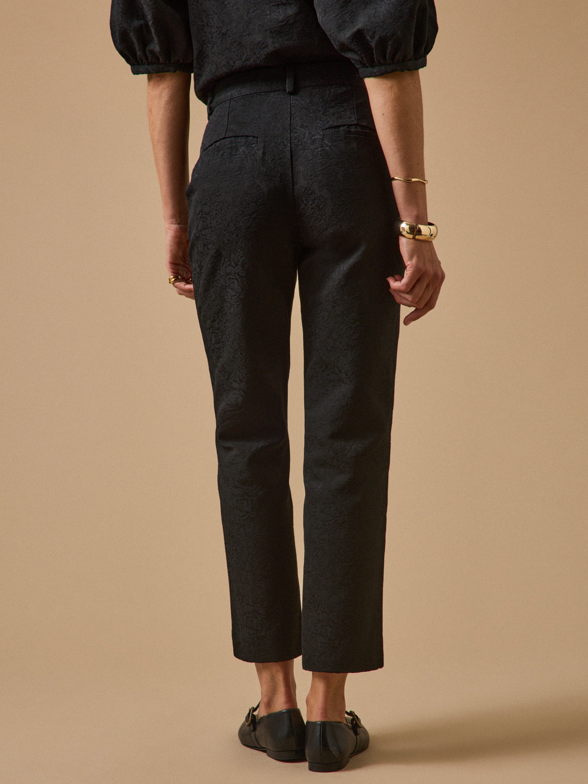 Damen-Zigarettenhose mit gekürztem Bein Léo
