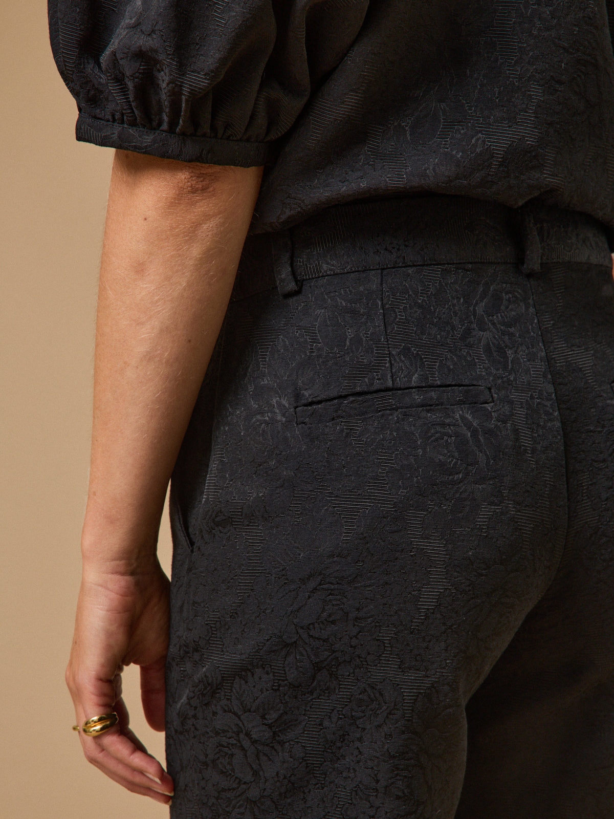 Damen-Zigarettenhose mit gekürztem Bein Léo