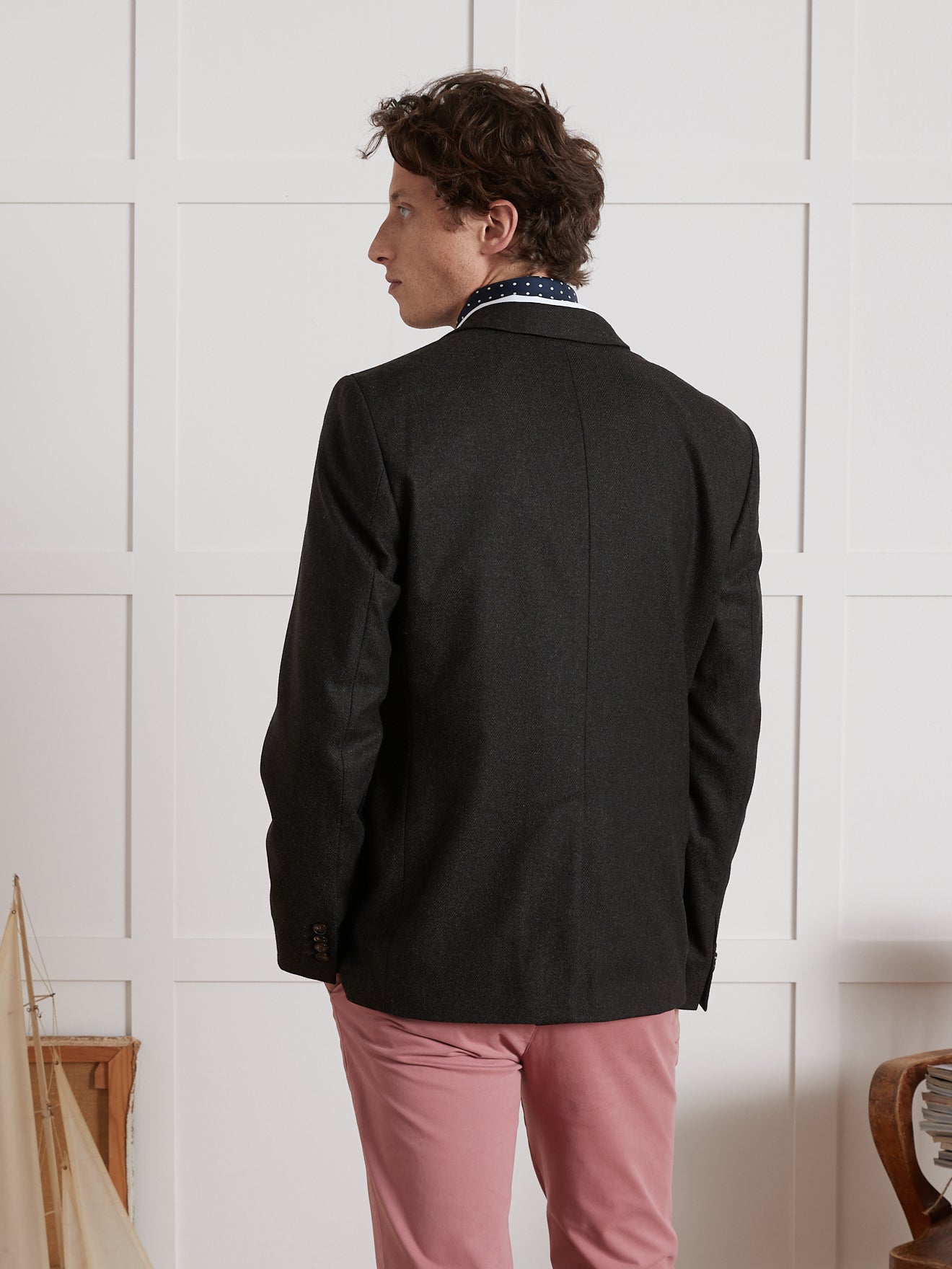 Bequemer Herren-Blazer mit Fischgrat