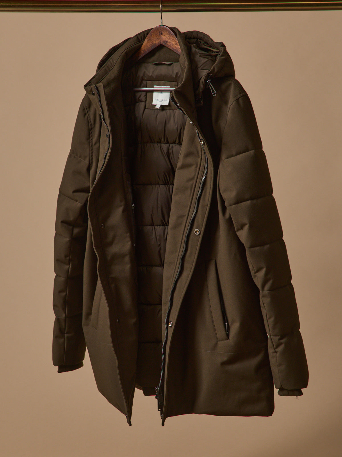 Herren-Parka mit Innenfutter