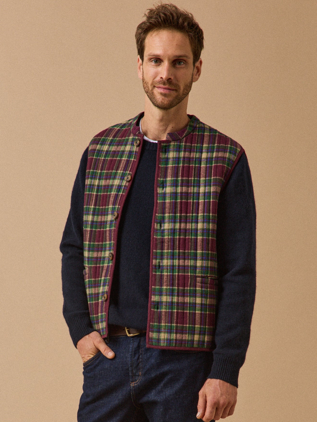 Strickweste « Nehru » – Collaboration Moismont x Cyrillus