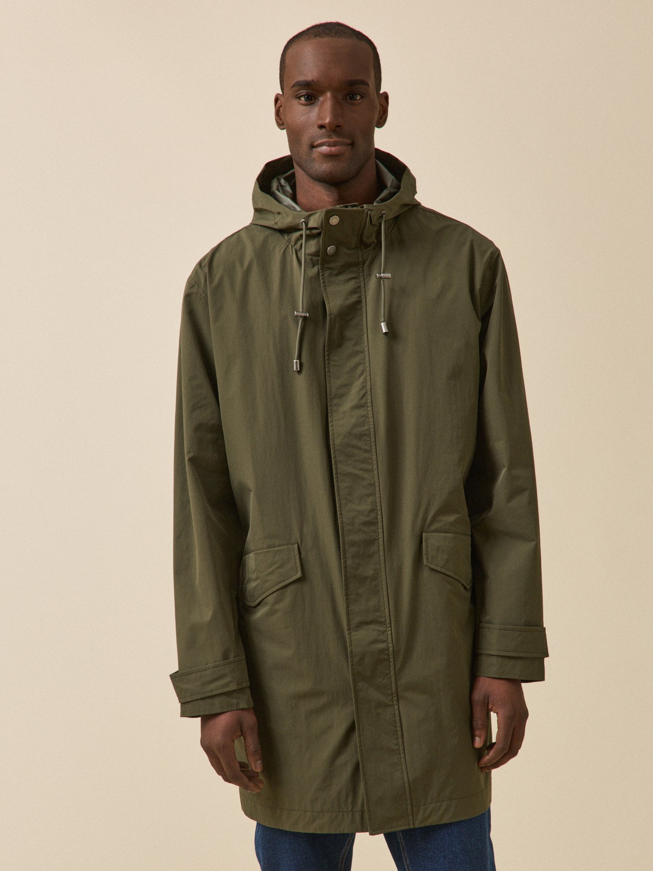 Besonders leichter Herren-Parka