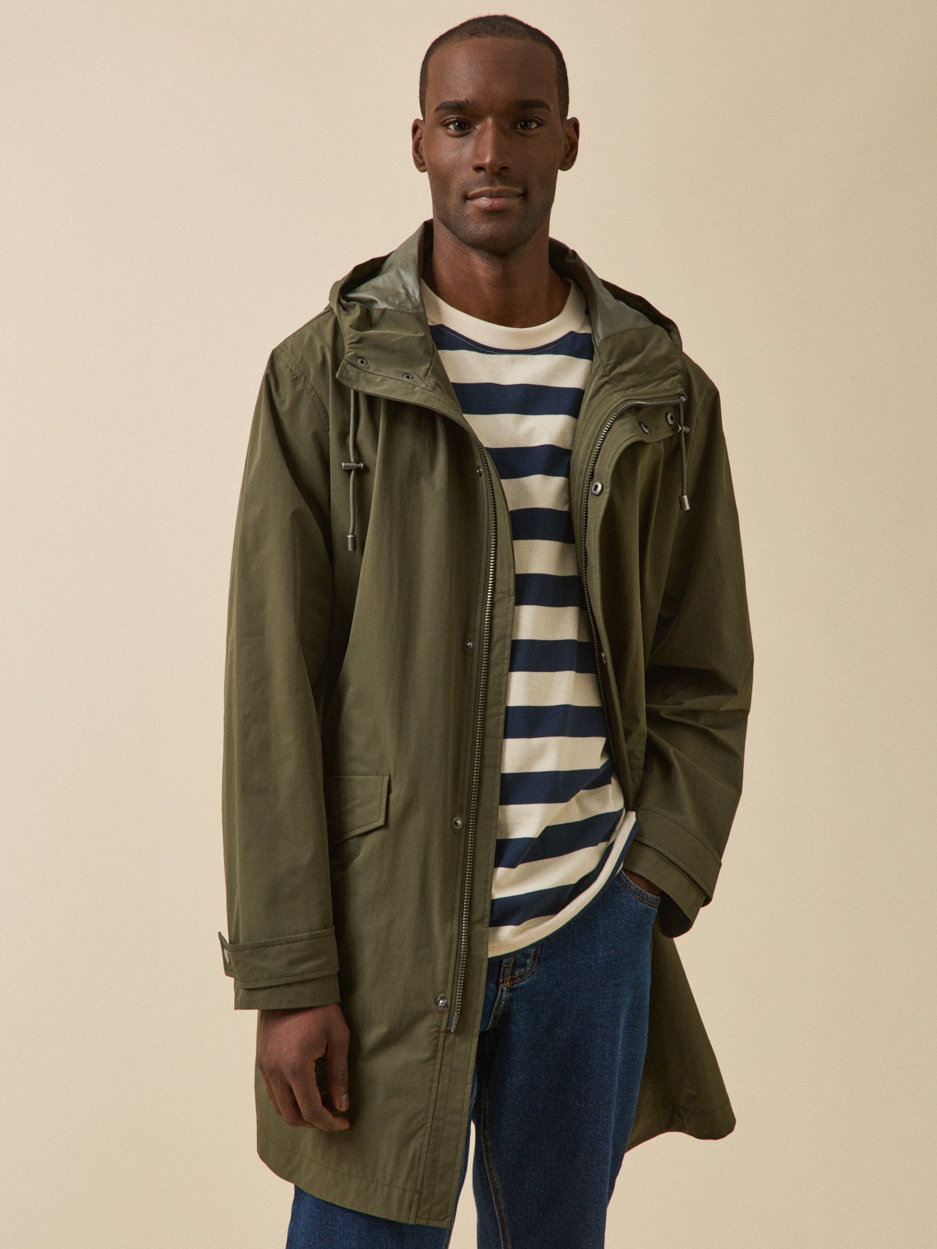 Besonders leichter Herren-Parka