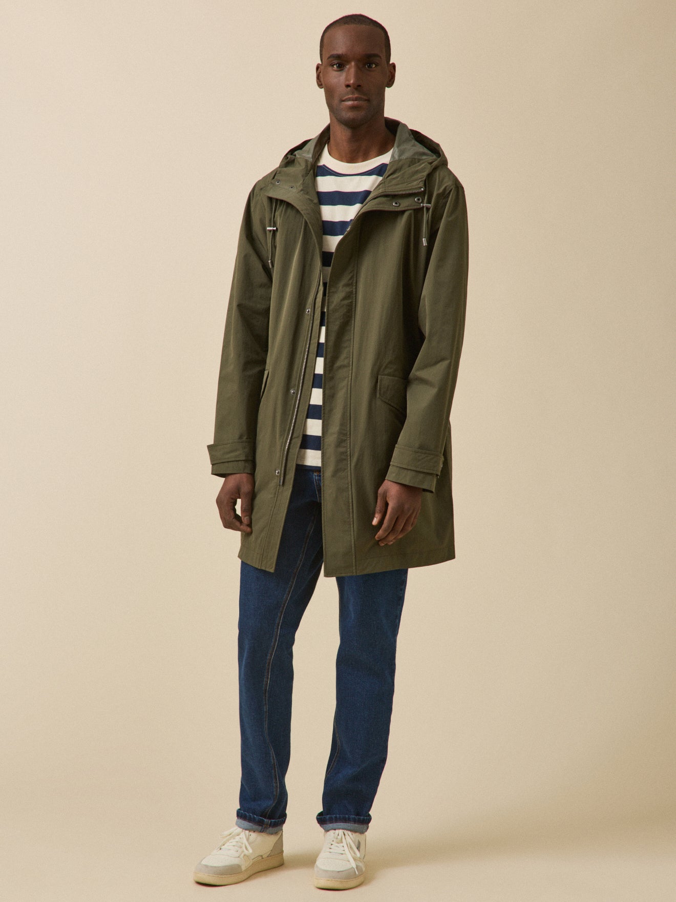 Besonders leichter Herren-Parka