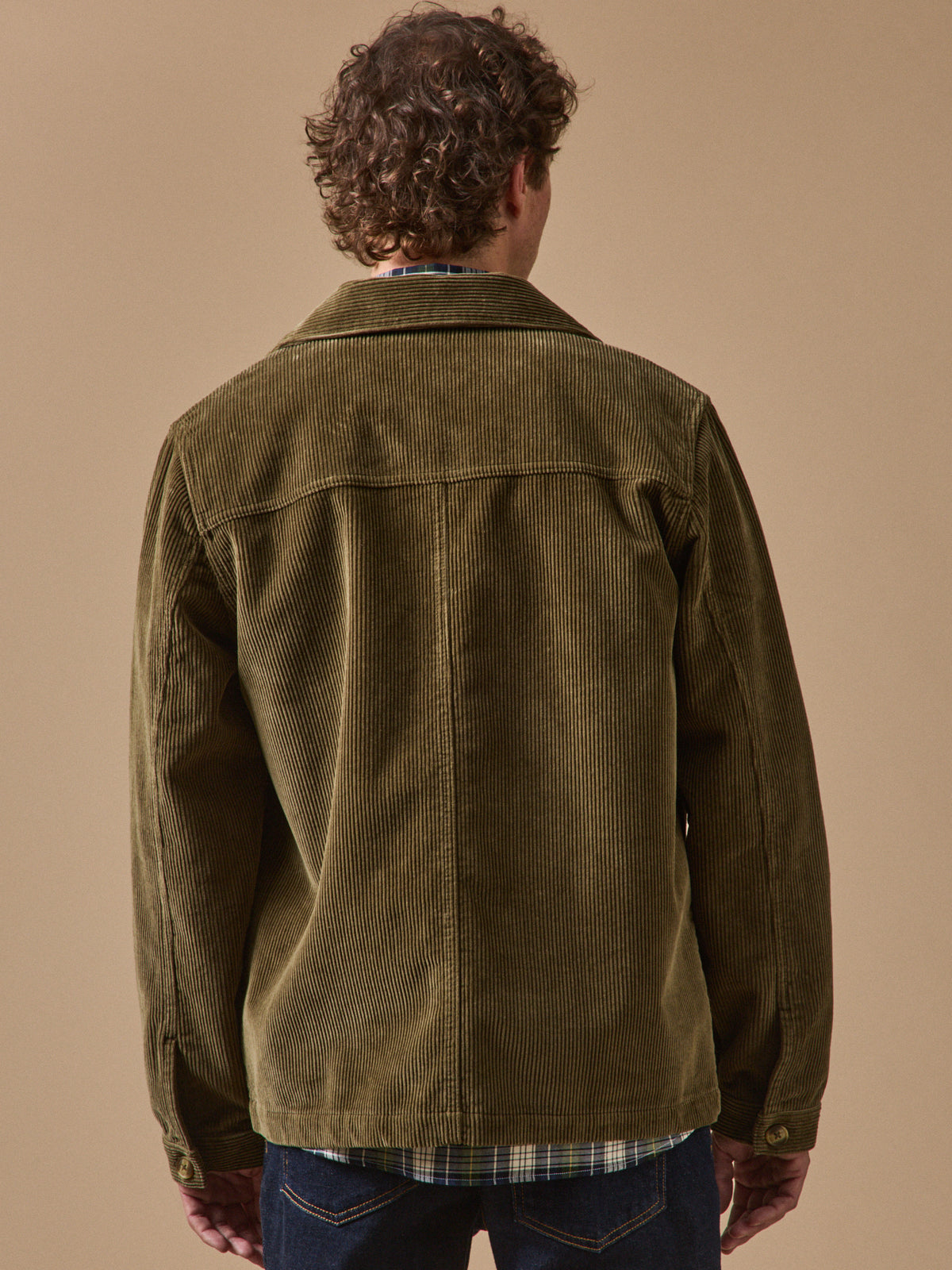 Herrenjacke im Worker-Style aus Cord