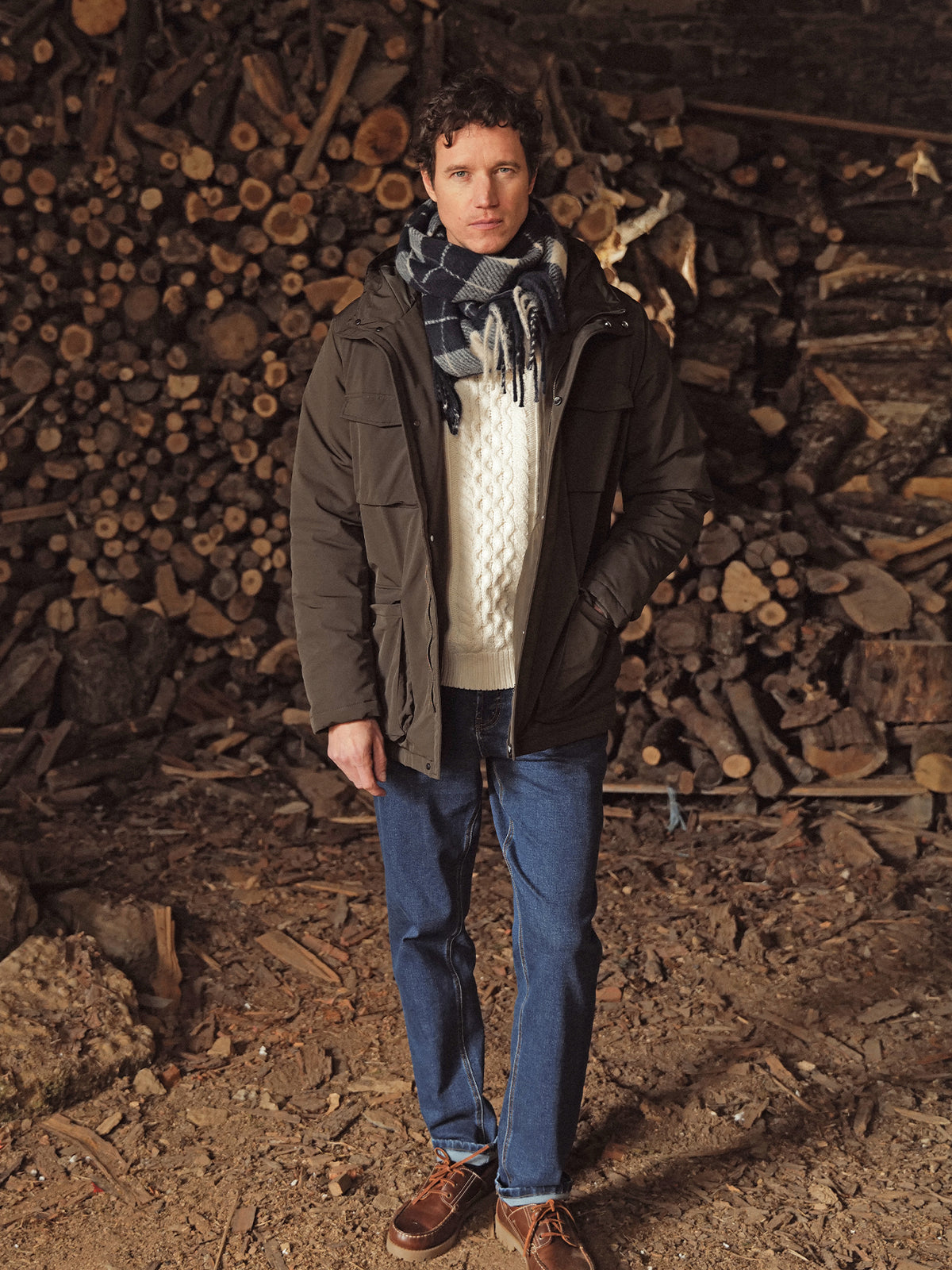 Kurzer Herren-Parka