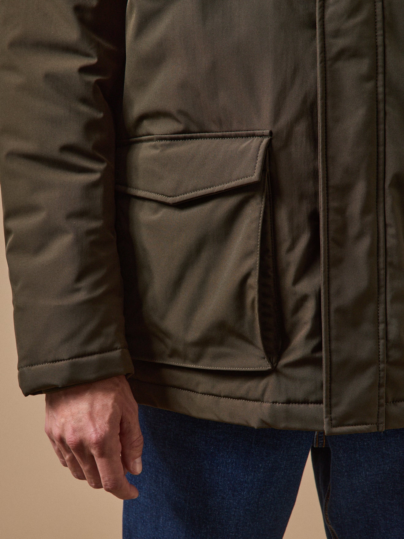 Kurzer Herren-Parka