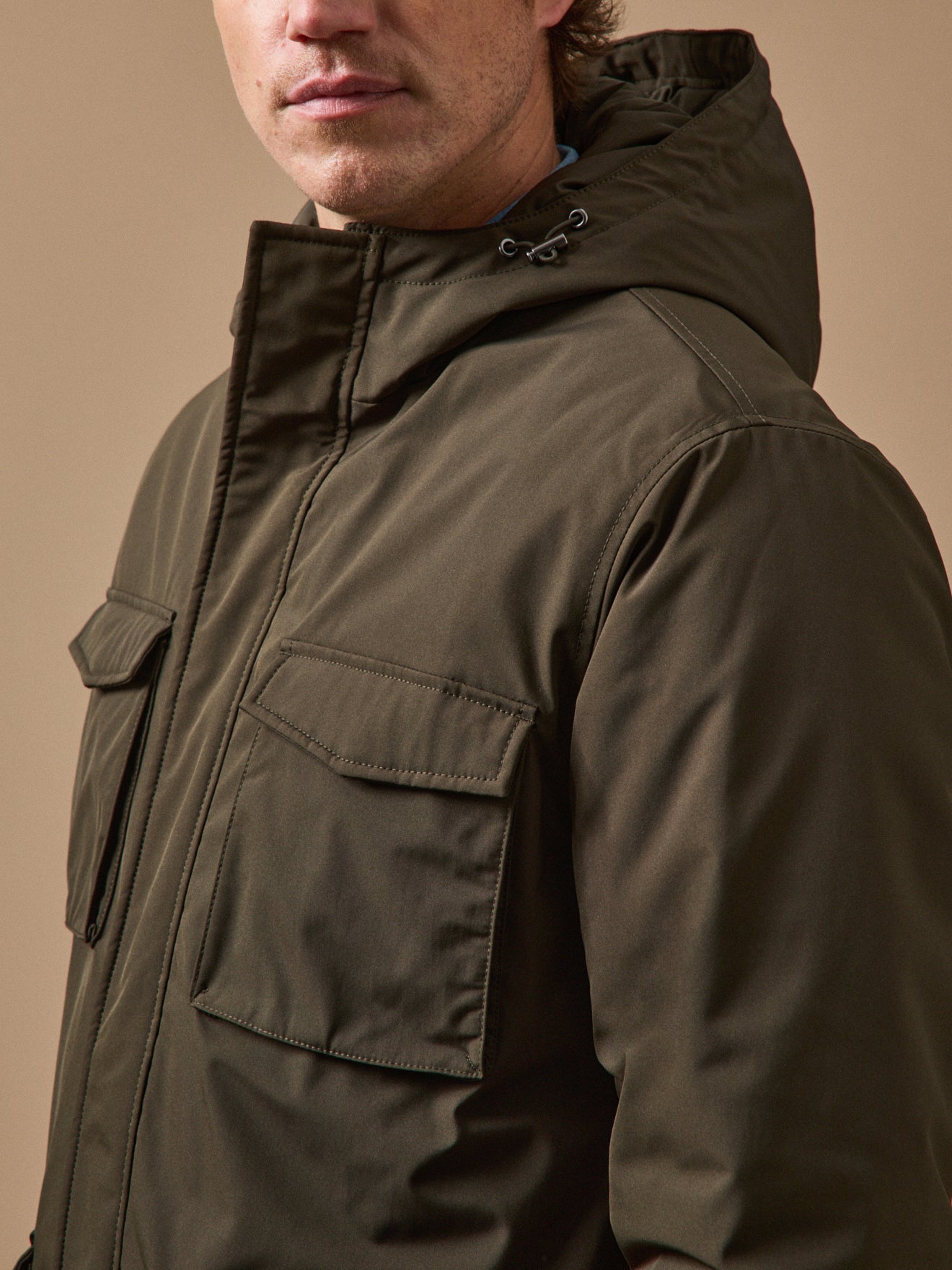 Kurzer Herren-Parka