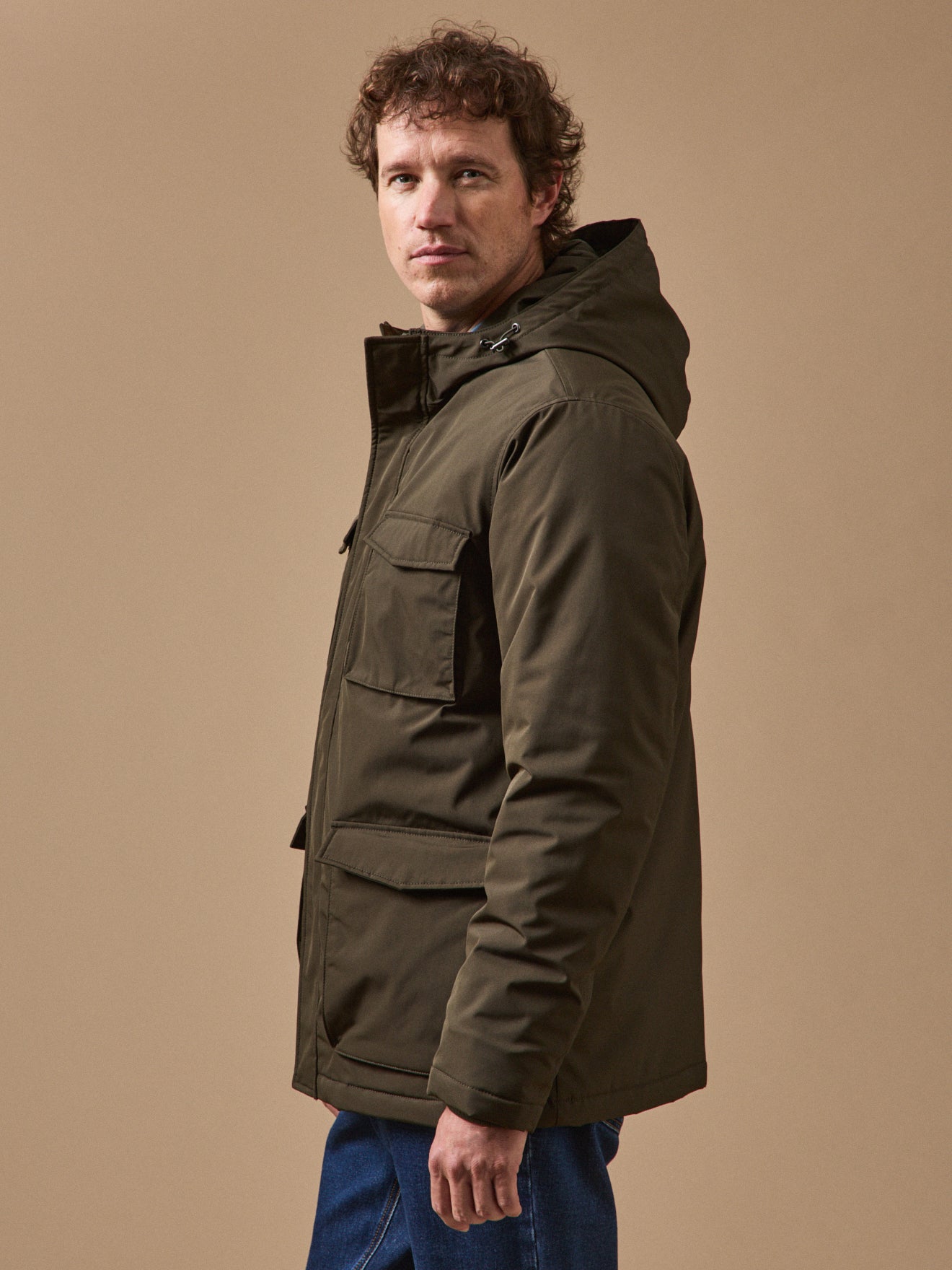 Kurzer Herren-Parka