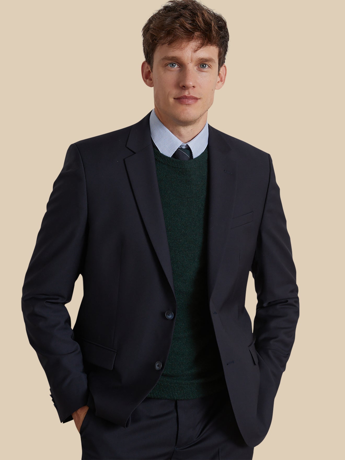 Herren-Sakko aus Super 100-Wolle