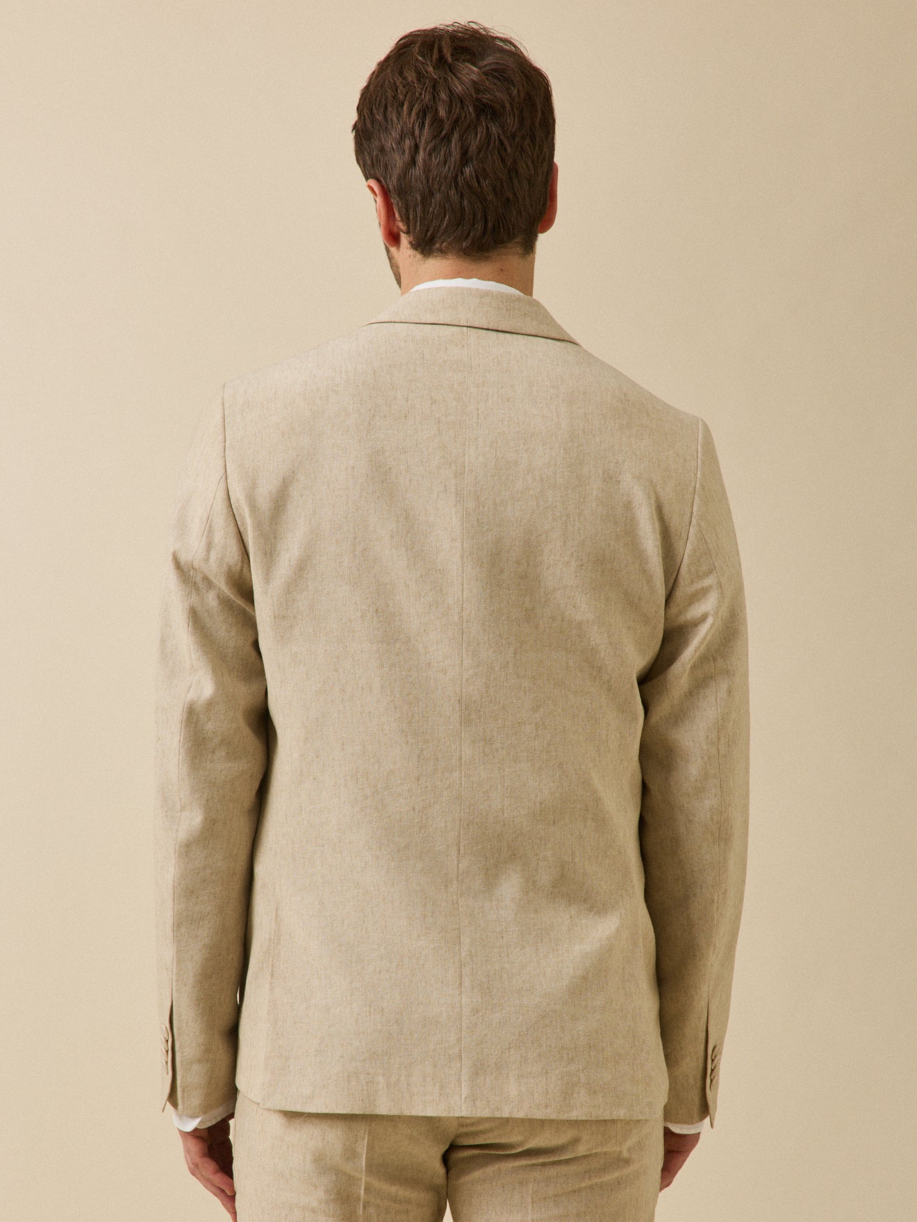 Anzugjacke aus Leinenmischung