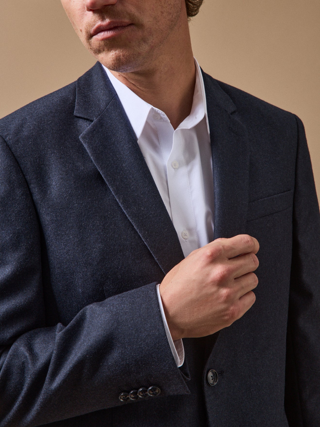 Herrensakko aus Flanell
