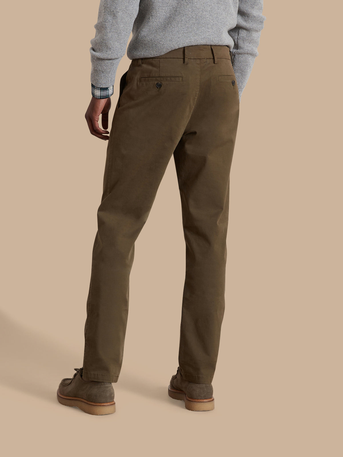 Herren-Chinohose aus Gabardine