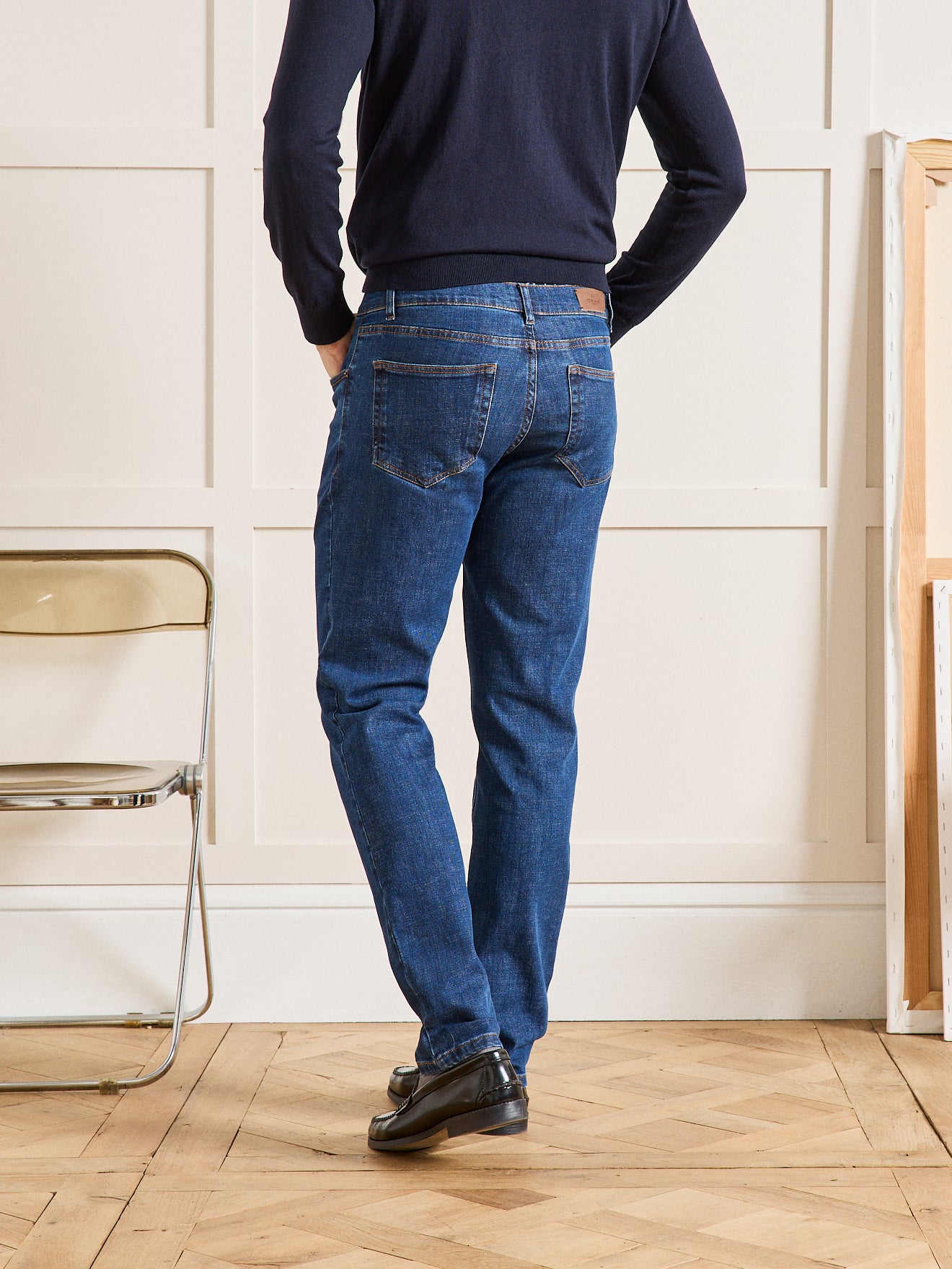 Regular Herren-Jeans - Bio-Baumwolle, nachhaltig gewaschen