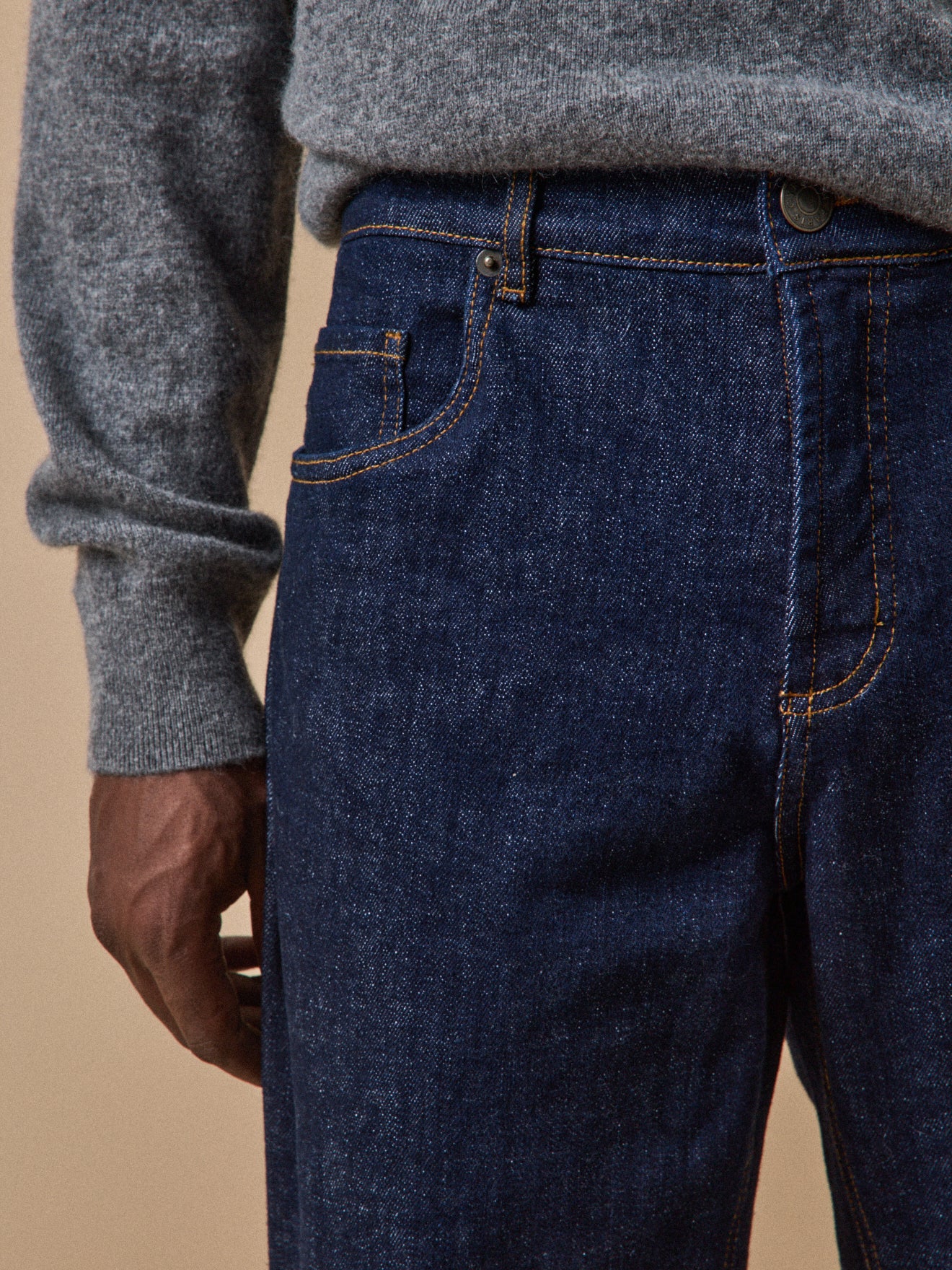 Regular Herren-Jeans aus Bio-Baumwolle