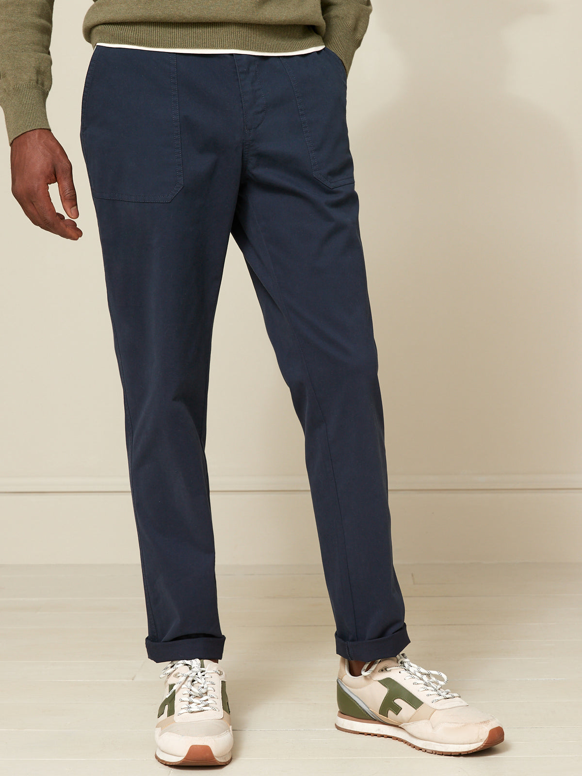 Herren Charpentier-Hose mit Elastikbund