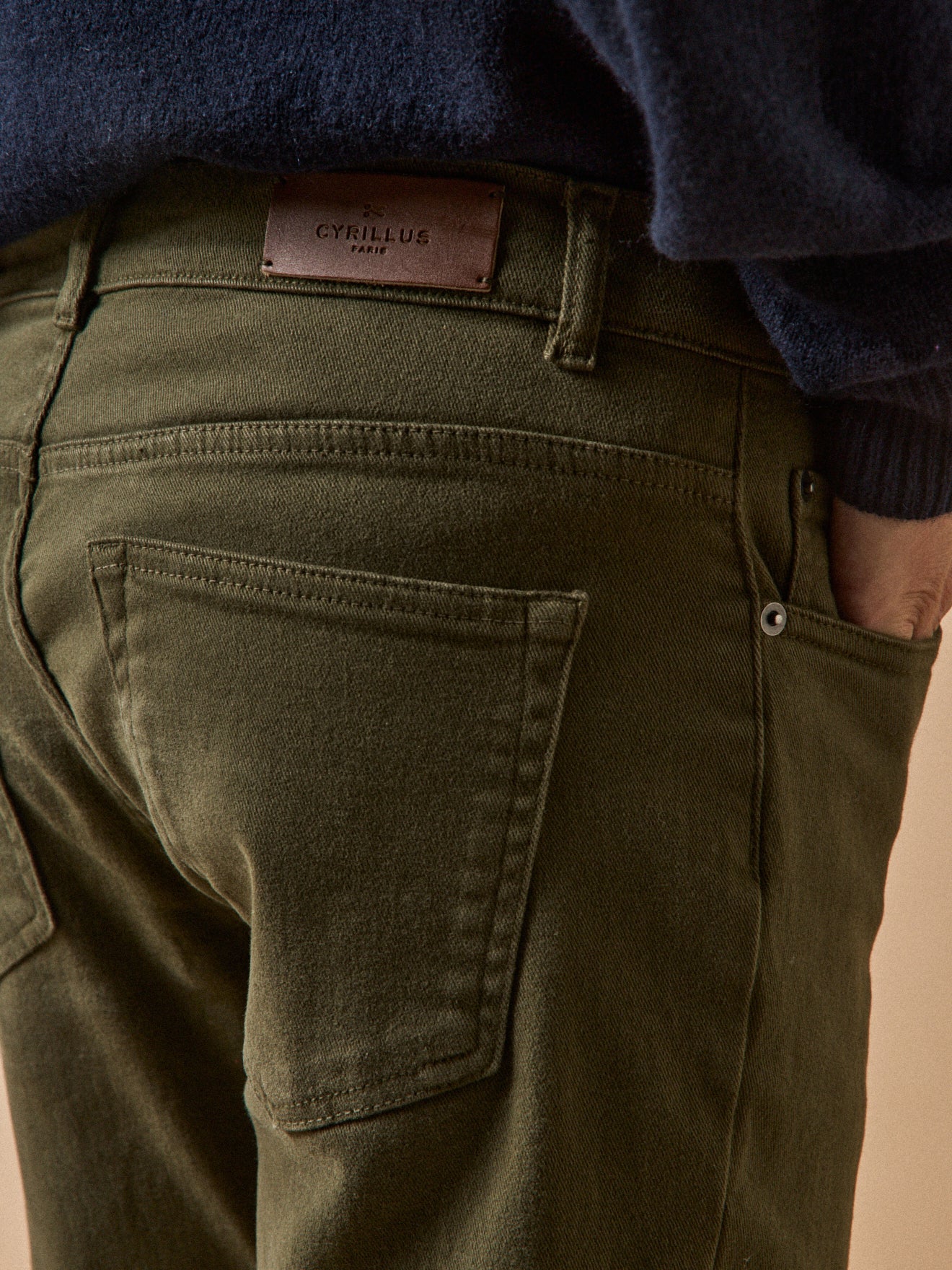 Gerade Herrenhose mit 5 Taschen