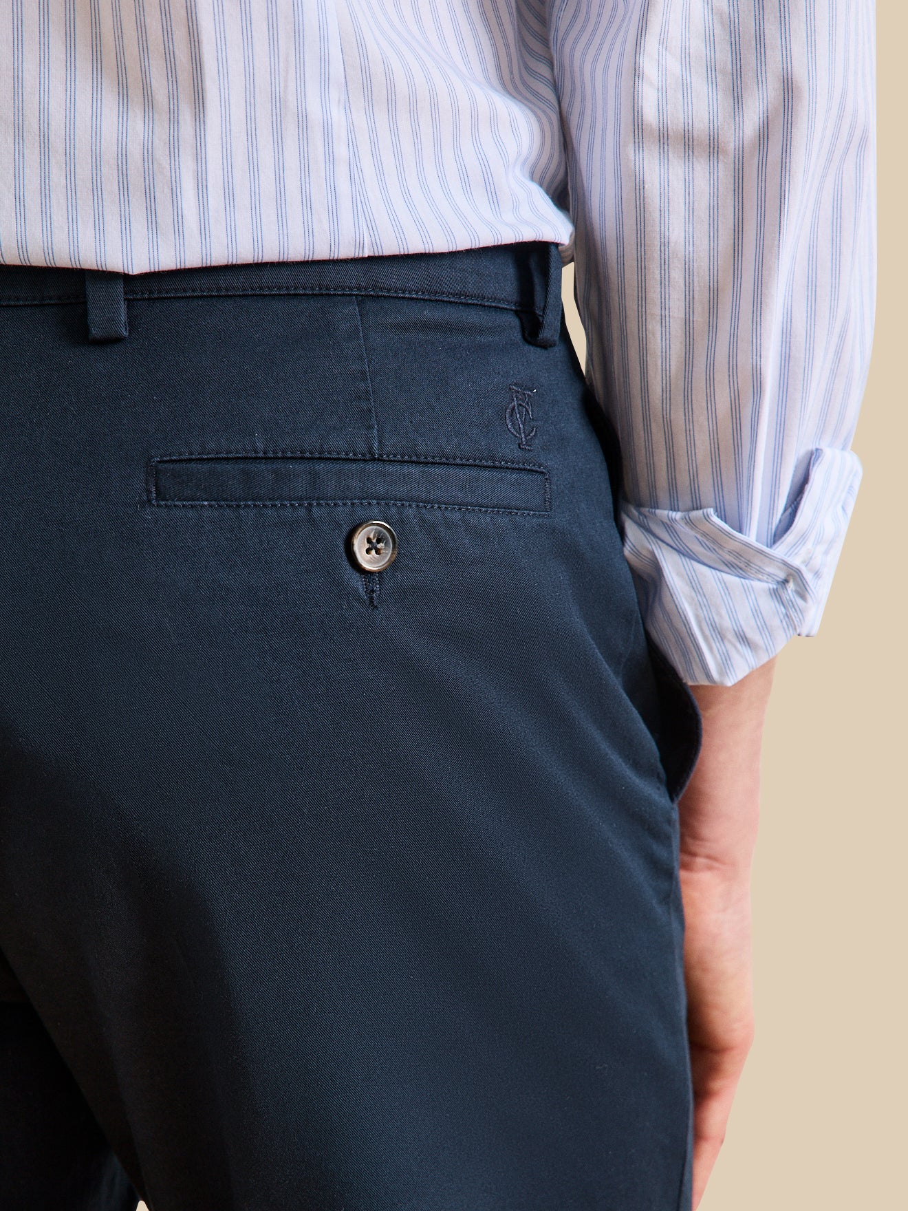 Herren-7/8-Chinohose