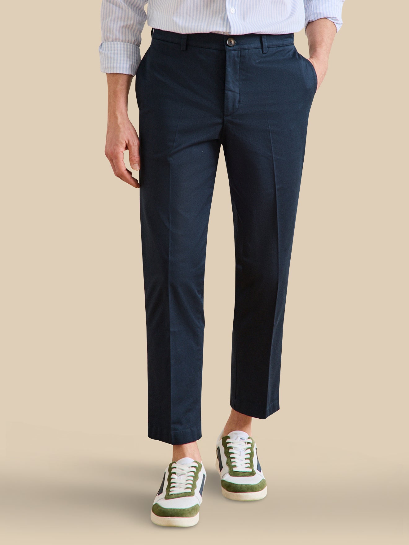 Herren-7/8-Chinohose