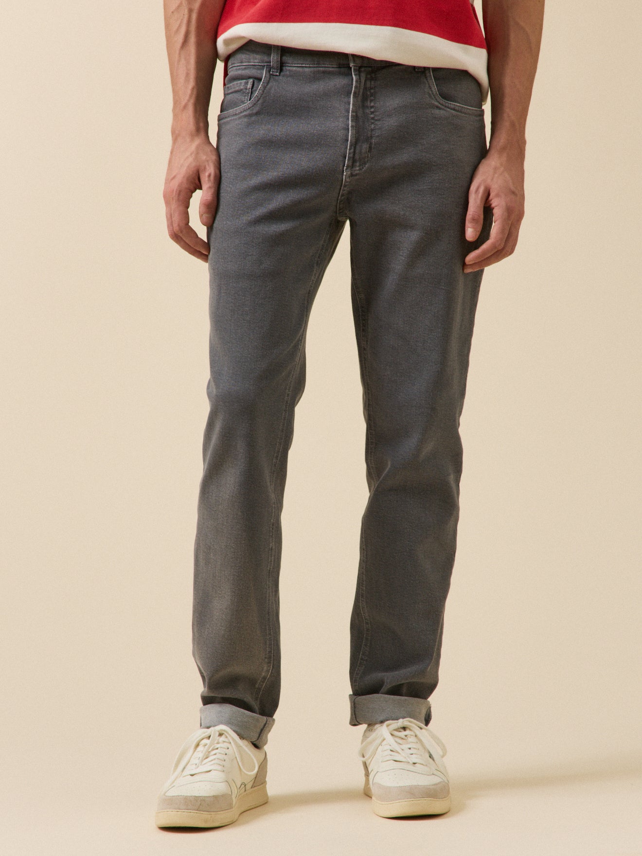 Regular Fit Herren-Jeans aus Bio-Baumwolle