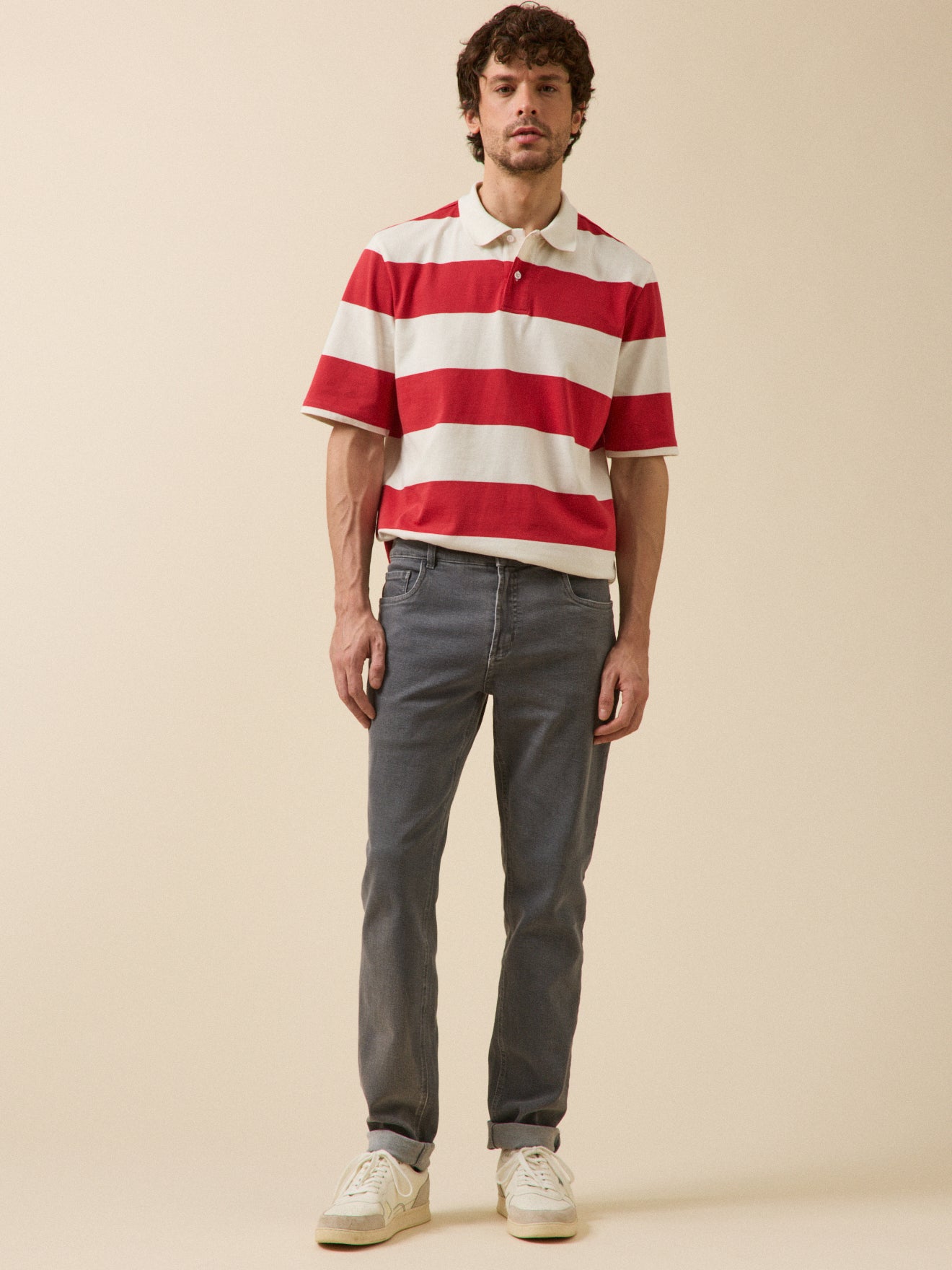 Regular Fit Herren-Jeans aus Bio-Baumwolle