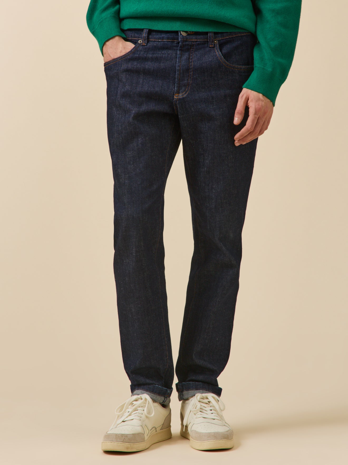 Regular Fit Herren-Jeans aus Bio-Baumwolle