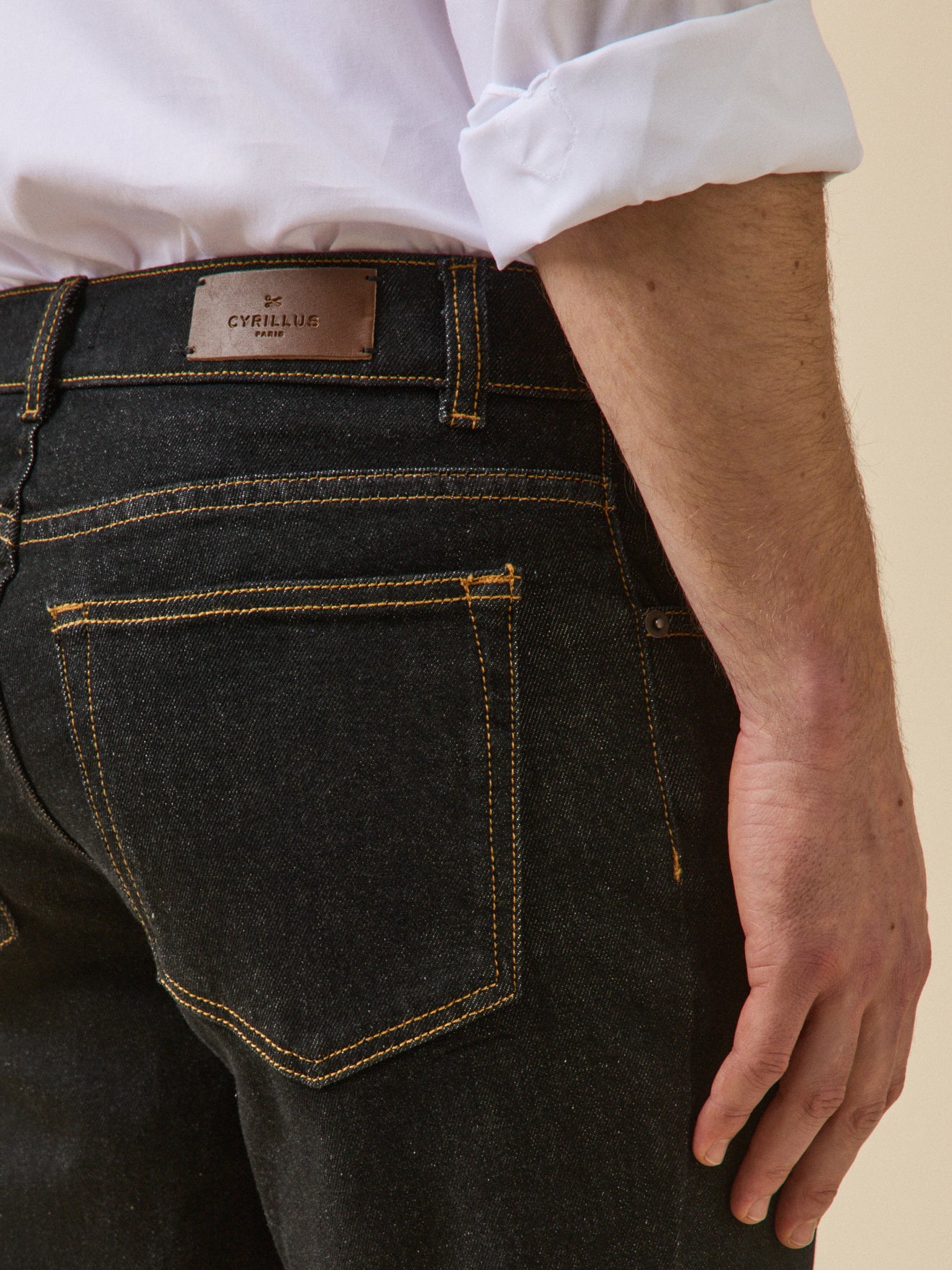 Regular Fit Herren-Jeans aus Bio-Baumwolle