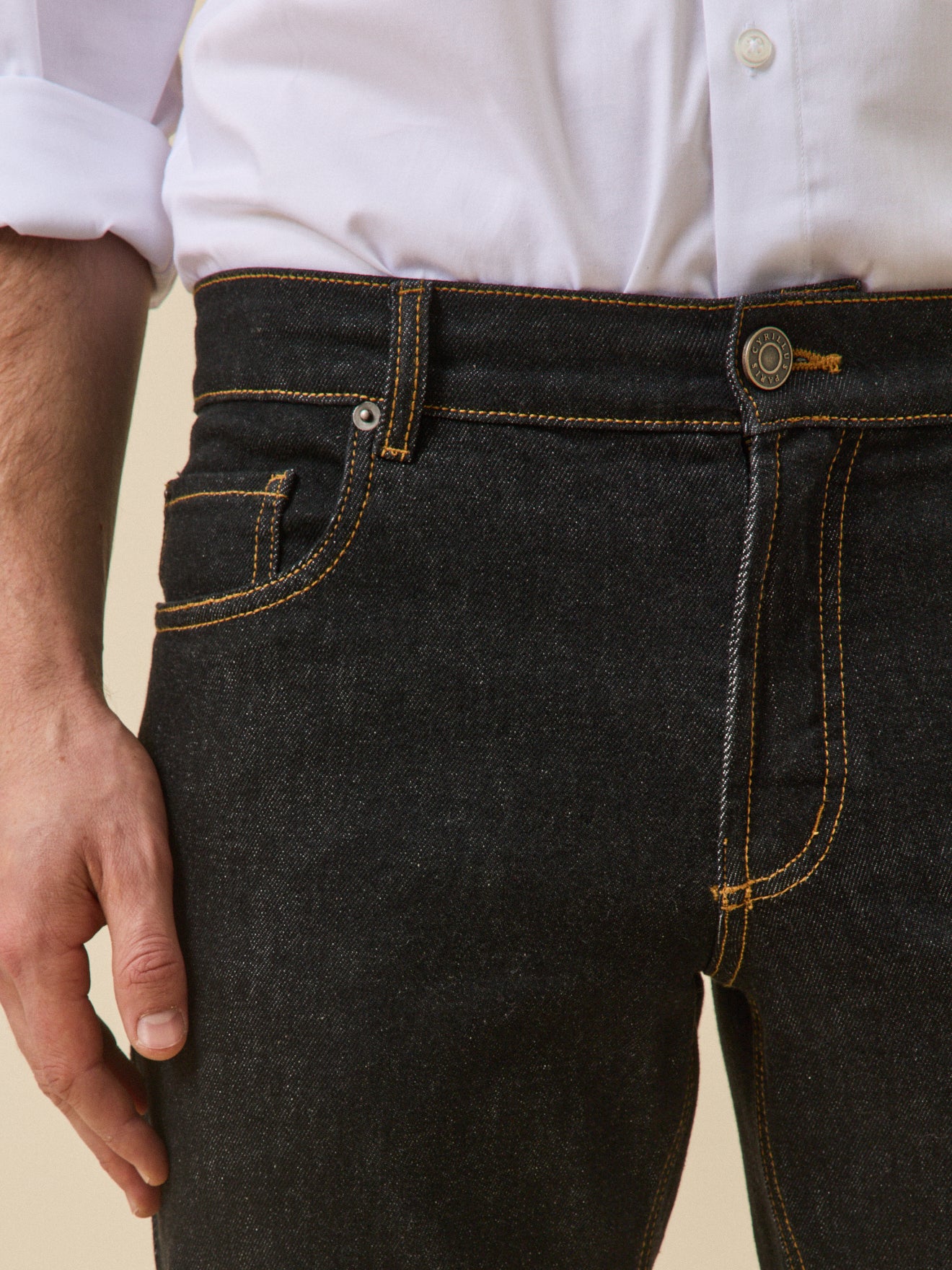 Regular Fit Herren-Jeans aus Bio-Baumwolle