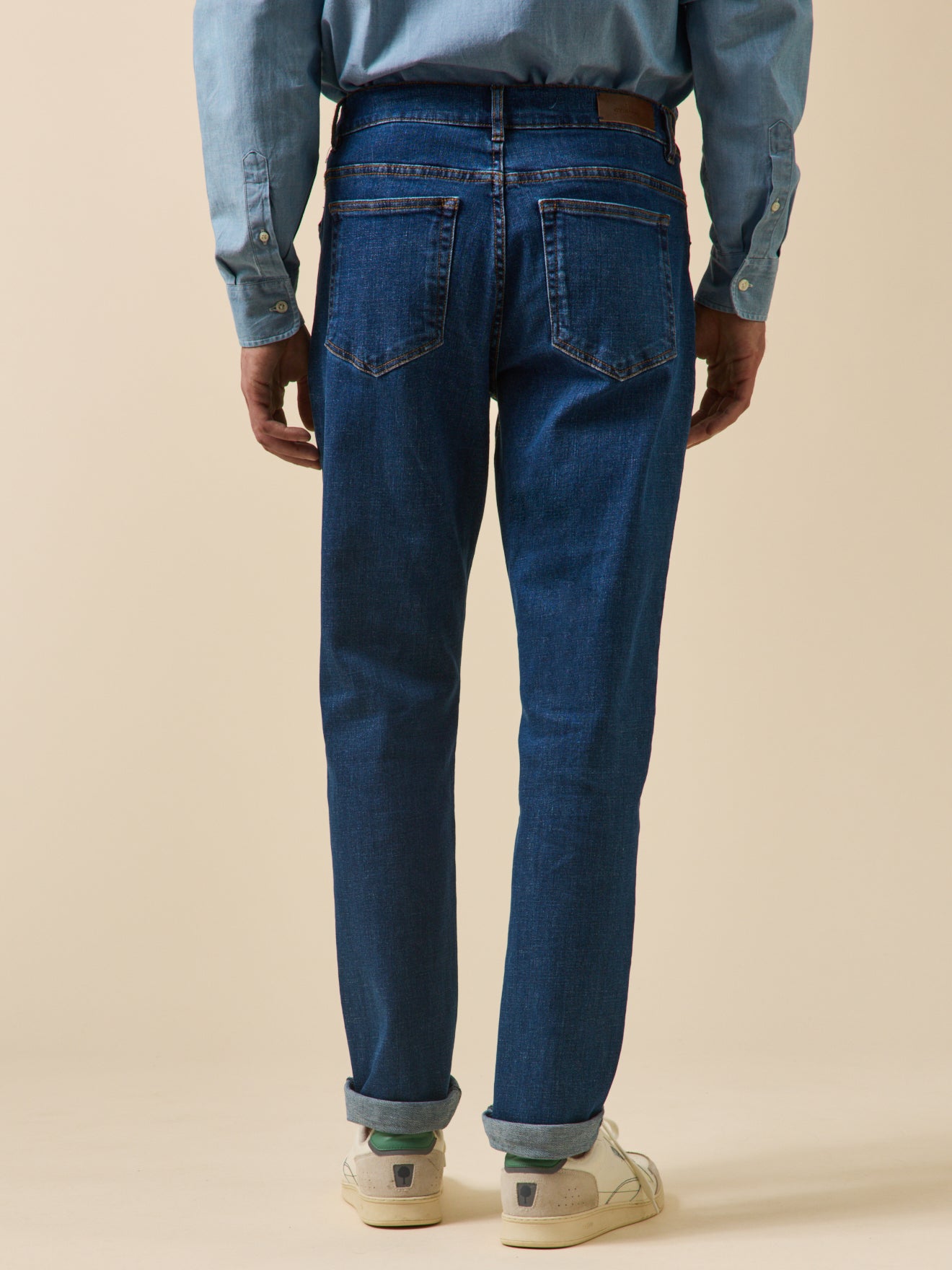 Regular Fit Herren-Jeans aus Bio-Baumwolle