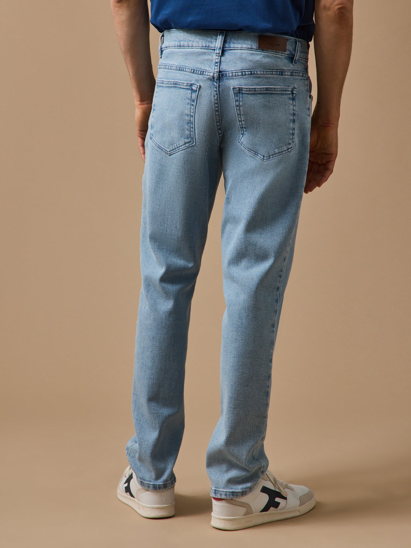 Regular Fit Herren-Jeans aus Bio-Baumwolle