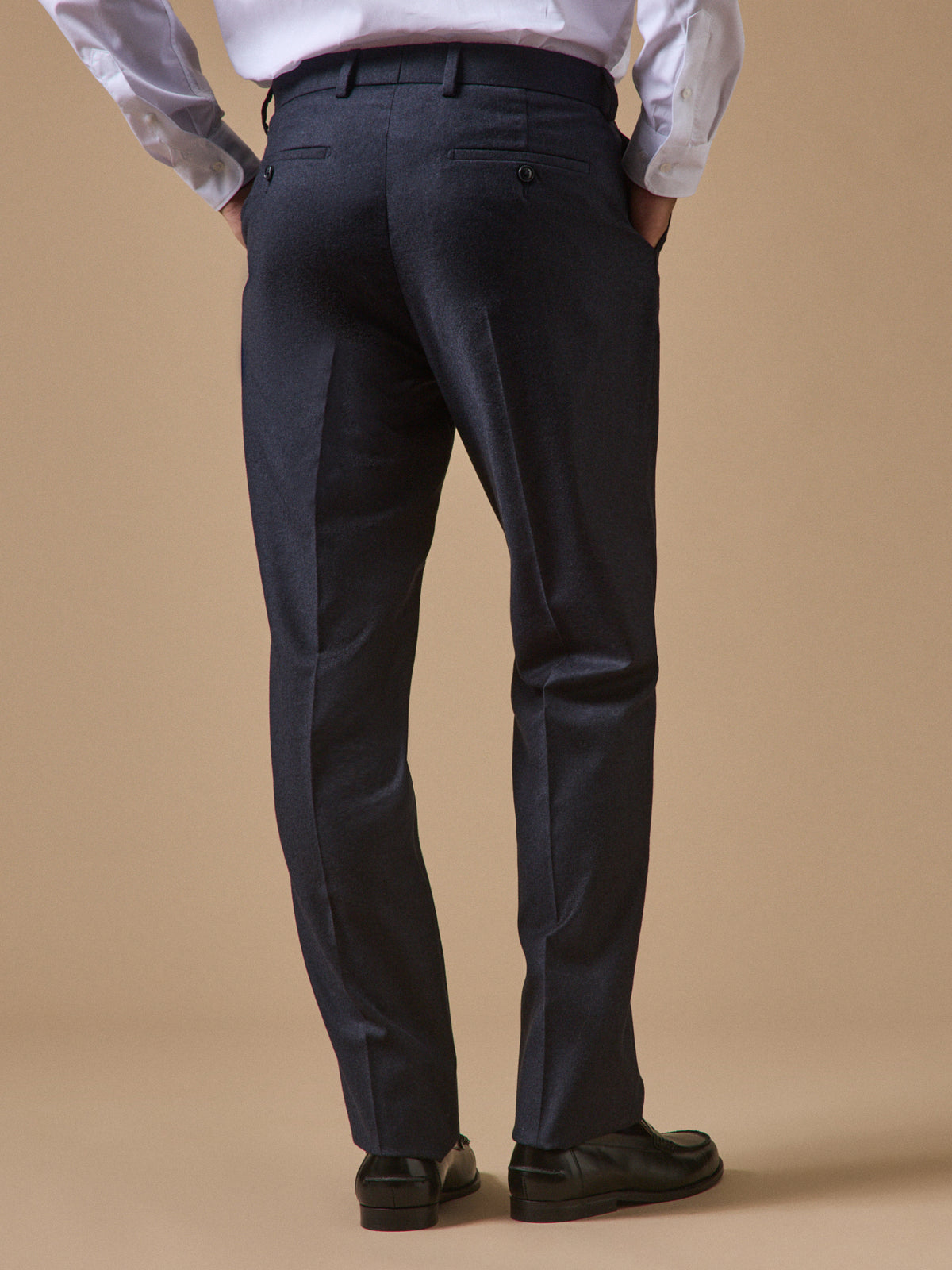 Herren-Anzughose aus Flanell