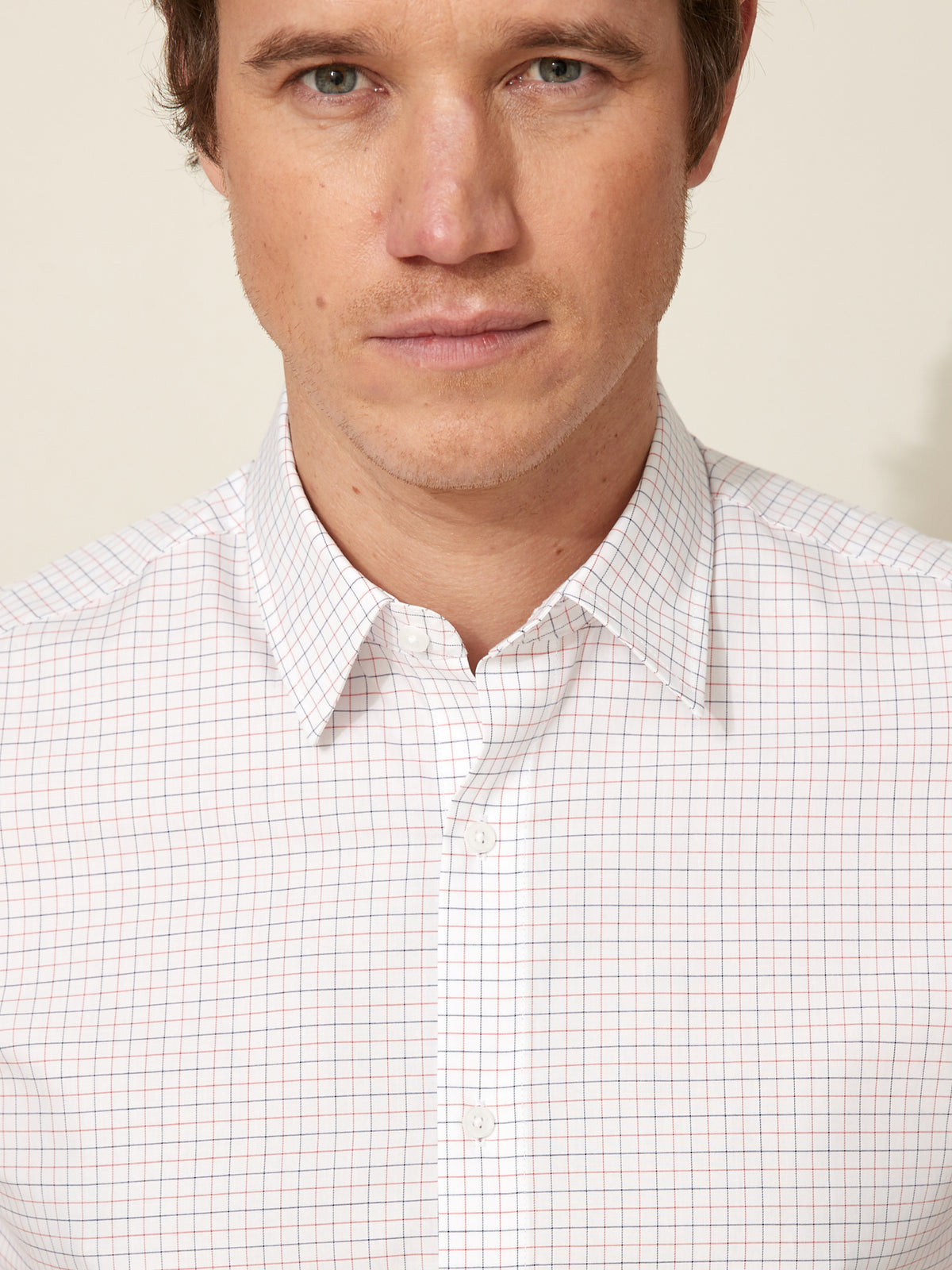 Kariertes Regular Fit Herrenhemd
