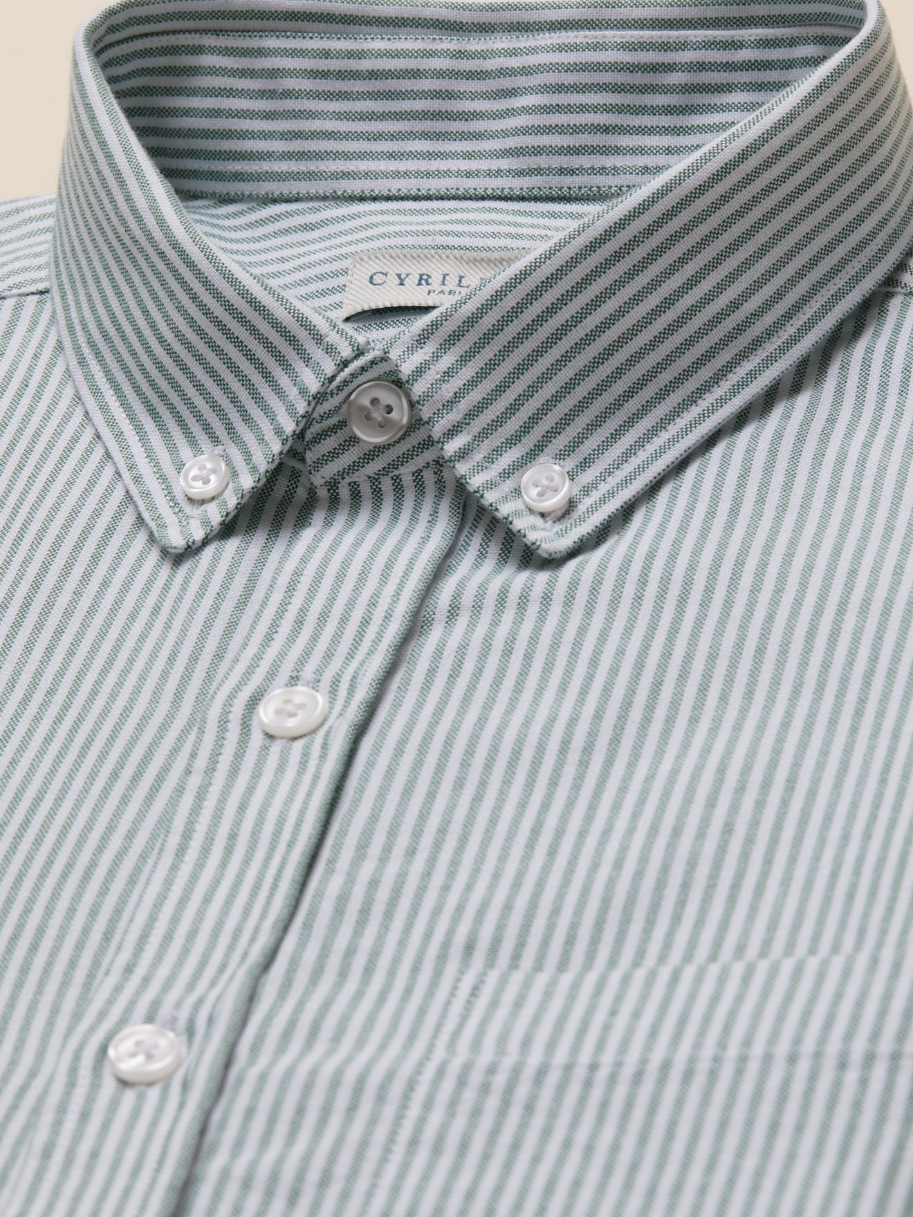 Herrenhemd aus Oxford-Stoff, moderner Schnitt