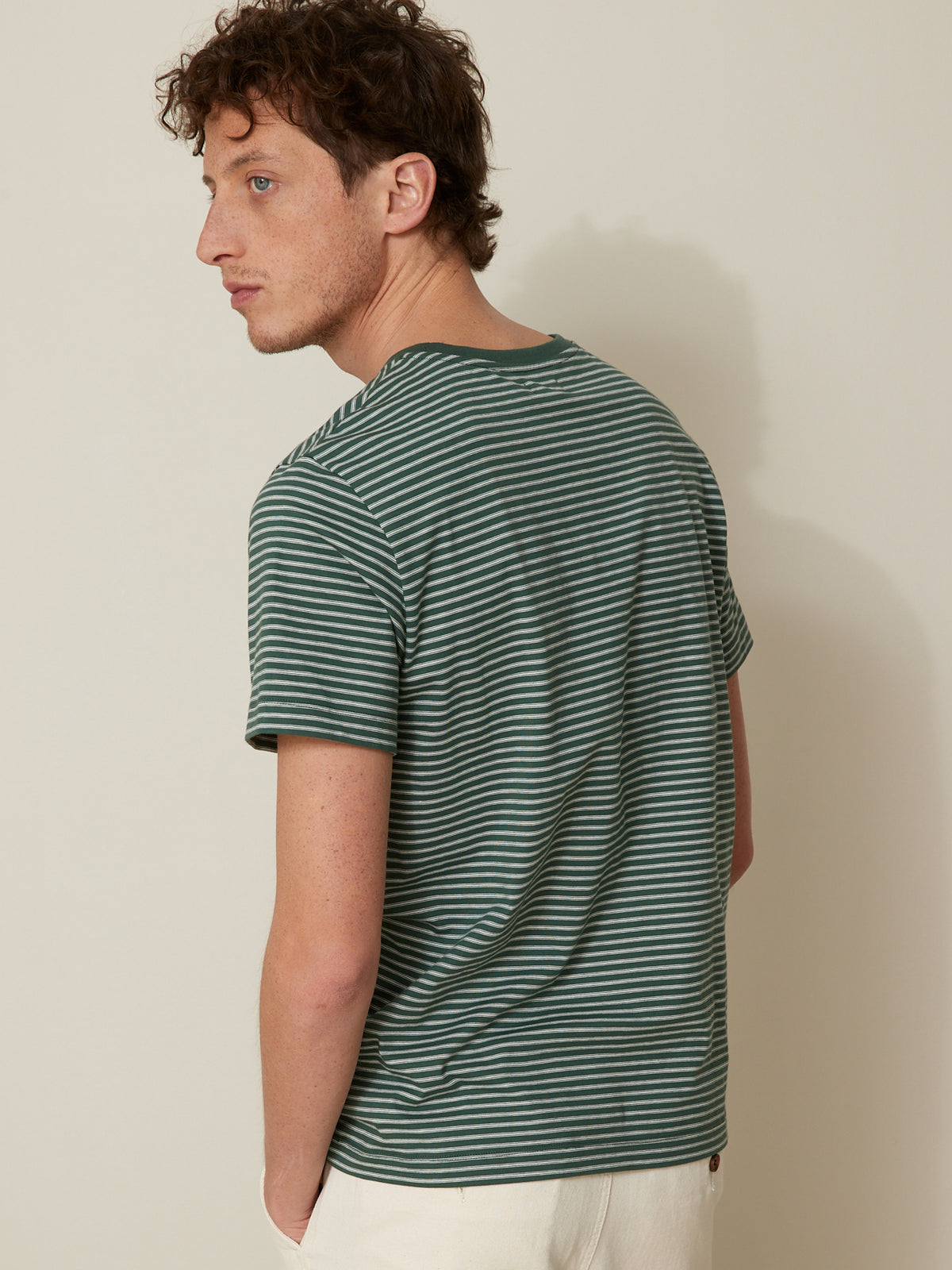 Gestreiftes Herren T-Shirt - Bio-Baumwolle