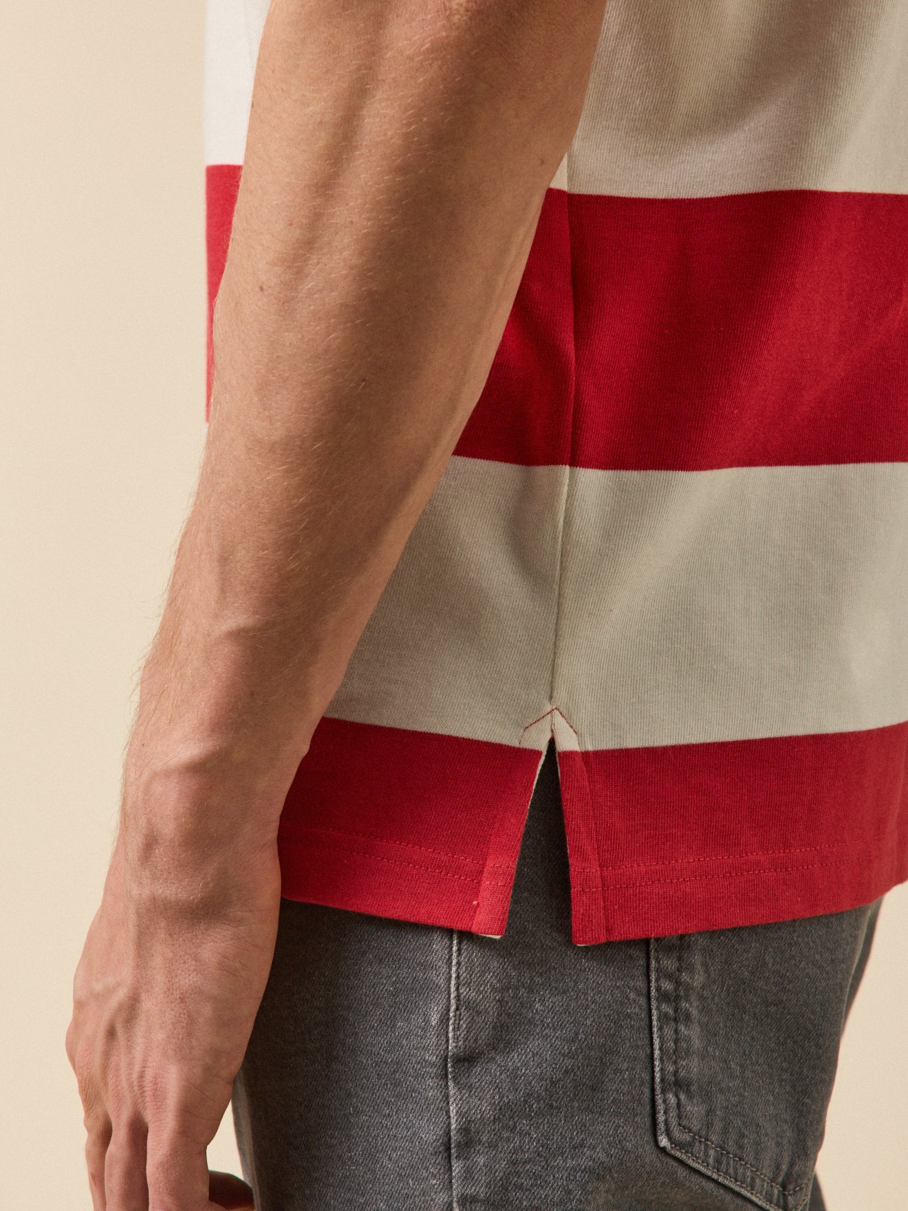 Gestreiftes Herren-Poloshirt aus Bio-Baumwolle