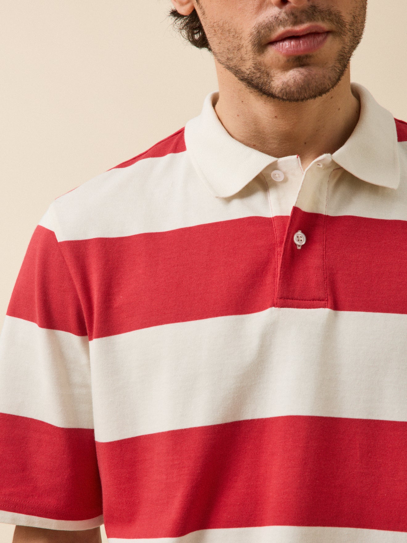 Gestreiftes Herren-Poloshirt aus Bio-Baumwolle