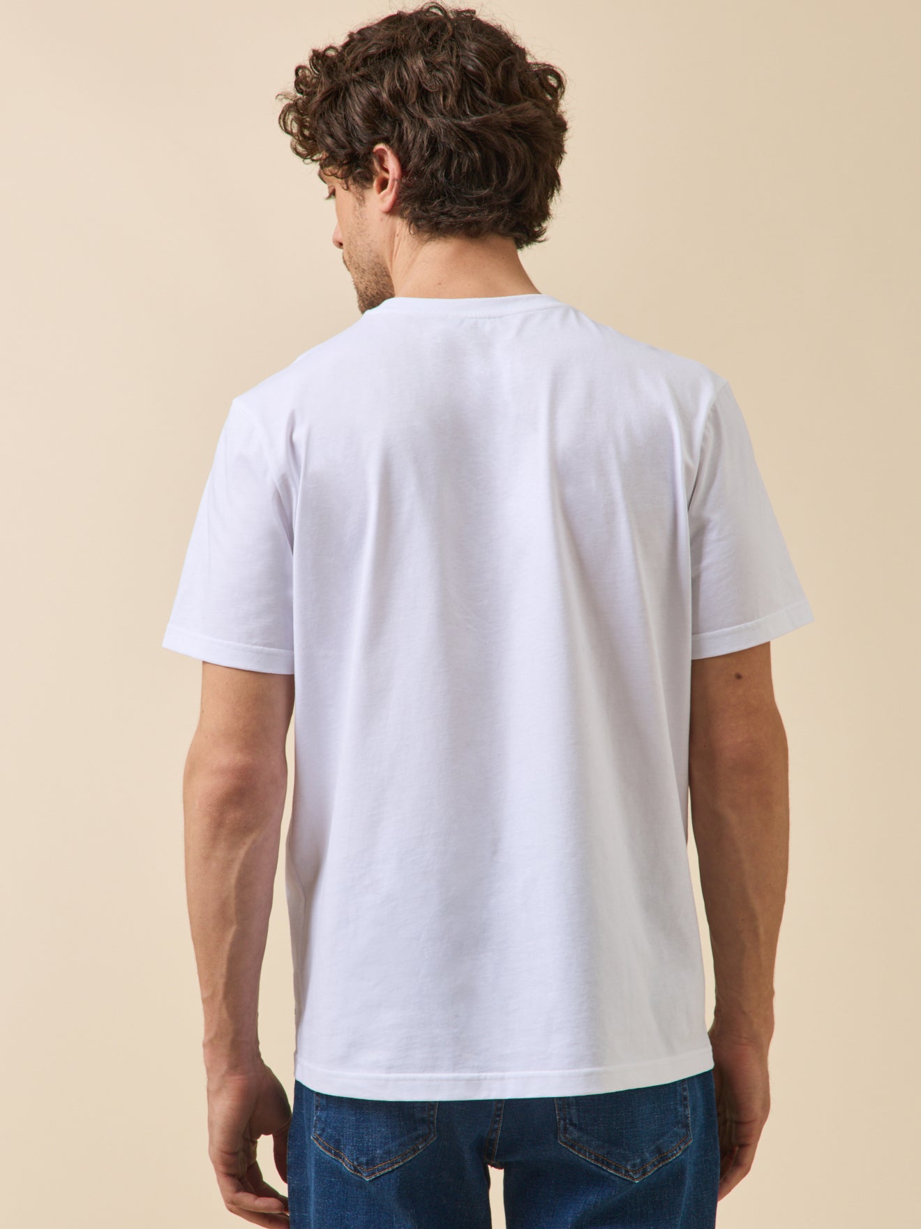 Einfarbiges Herren T-Shirt aus Bio-Baumwolle