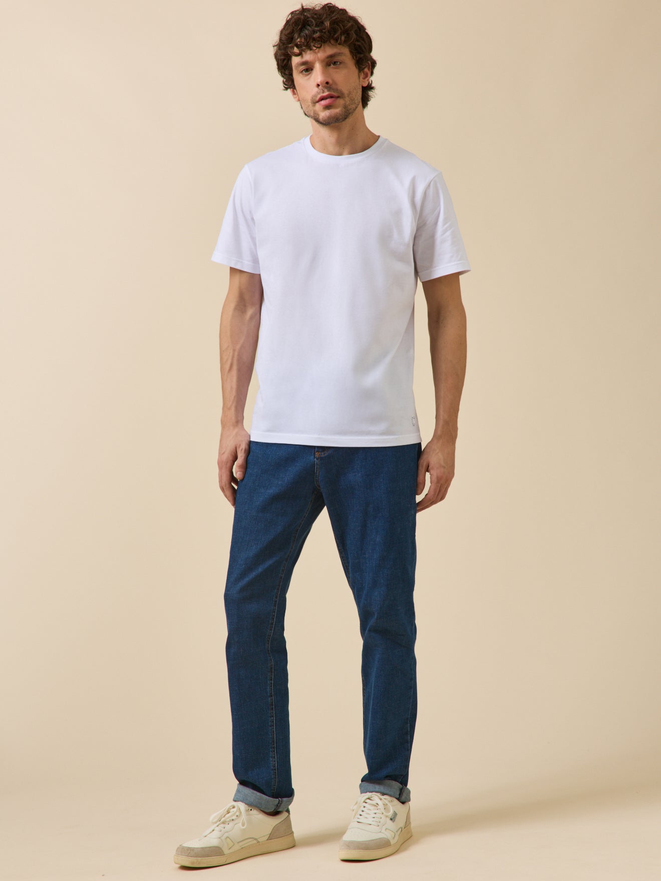 Einfarbiges Herren T-Shirt aus Bio-Baumwolle