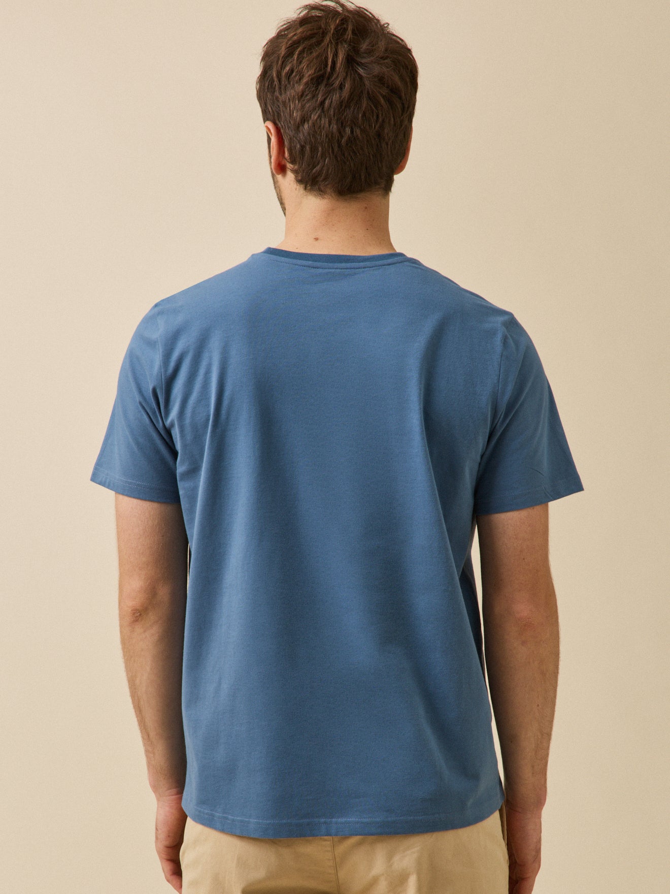 Einfarbiges Herren T-Shirt aus Bio-Baumwolle