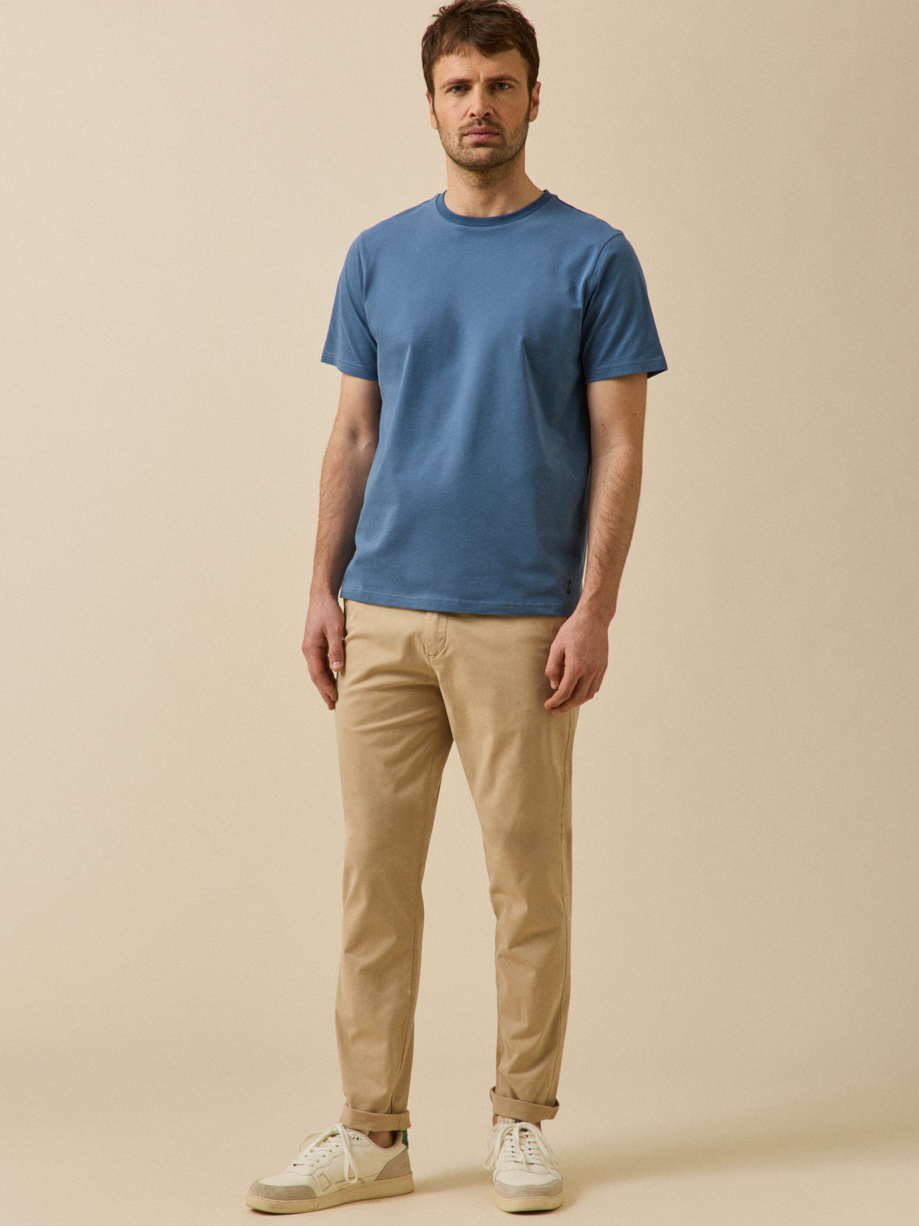 Einfarbiges Herren T-Shirt aus Bio-Baumwolle
