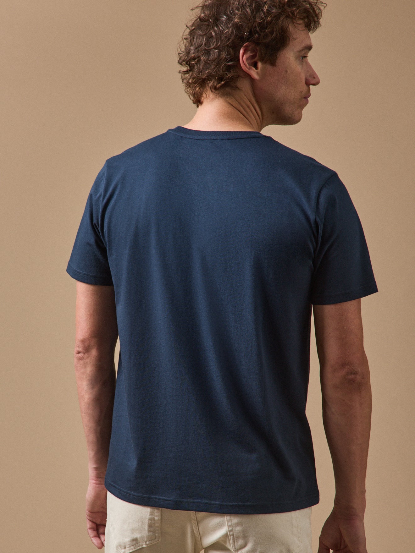Einfarbiges Herren T-Shirt aus Bio-Baumwolle