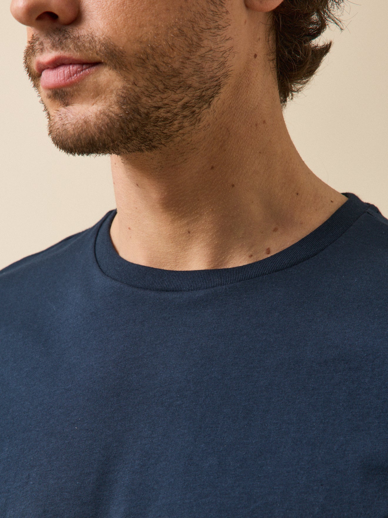 Einfarbiges Herren T-Shirt aus Bio-Baumwolle